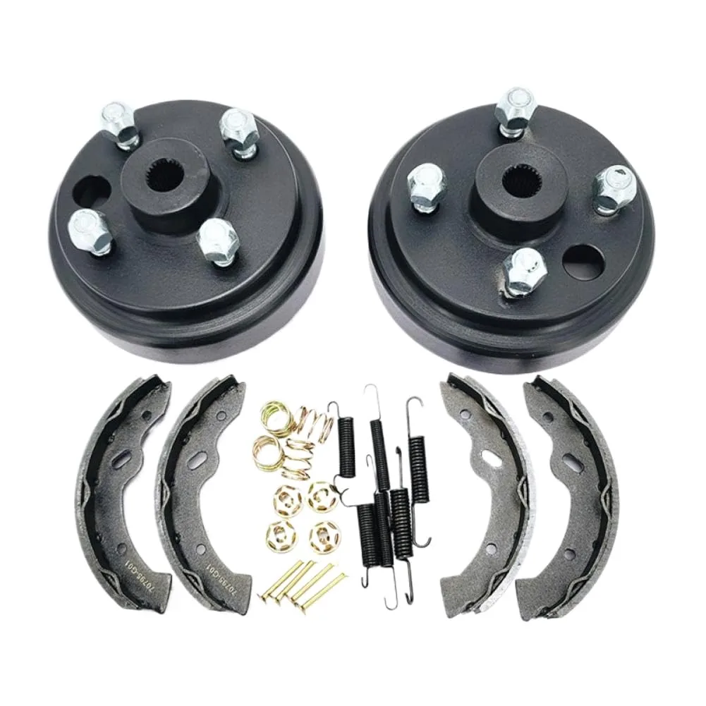 Jyvunex Rear Brake Drum and Shoe Kit for E-Z-GO TXT image 2