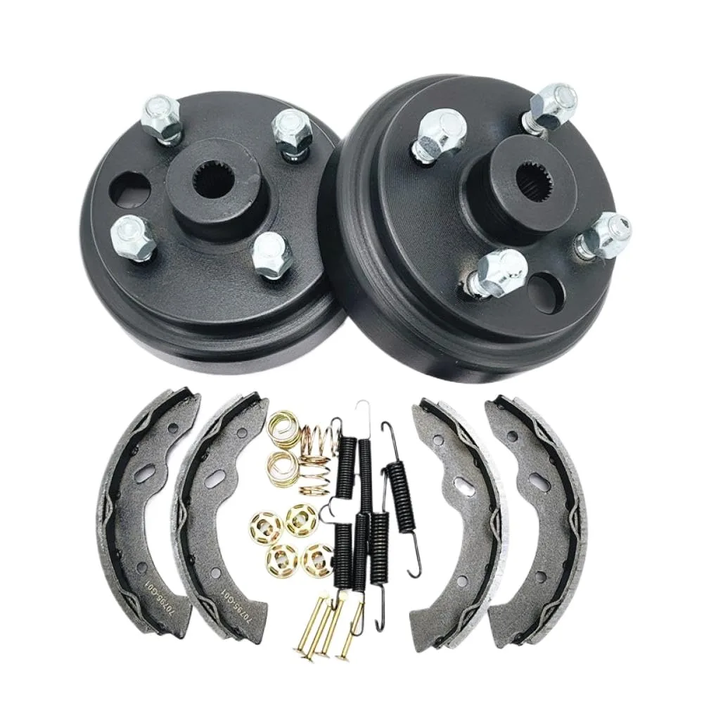 Jyvunex Rear Brake Drum and Shoe Kit for E-Z-GO TXT