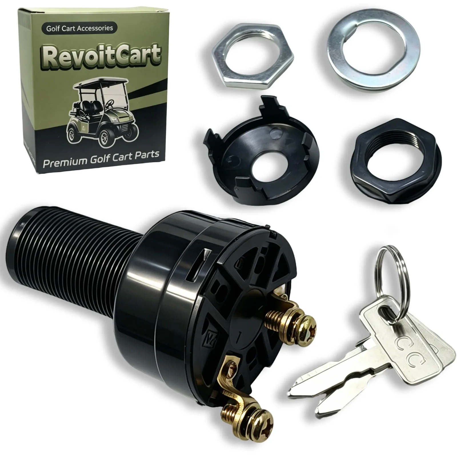 RevoitCart Ignition Key Switch for Club Car DS 101826201