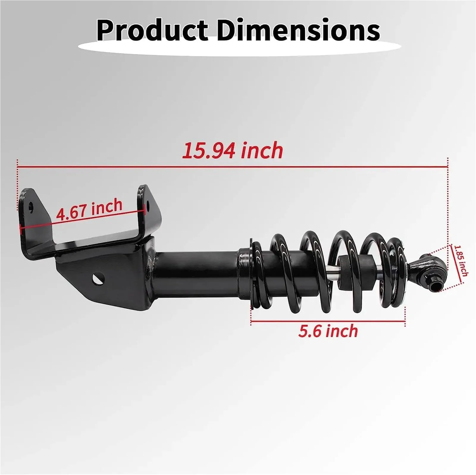 QIJUQKXI Golf Cart Front Shock Absorber, Passenger Side image 2