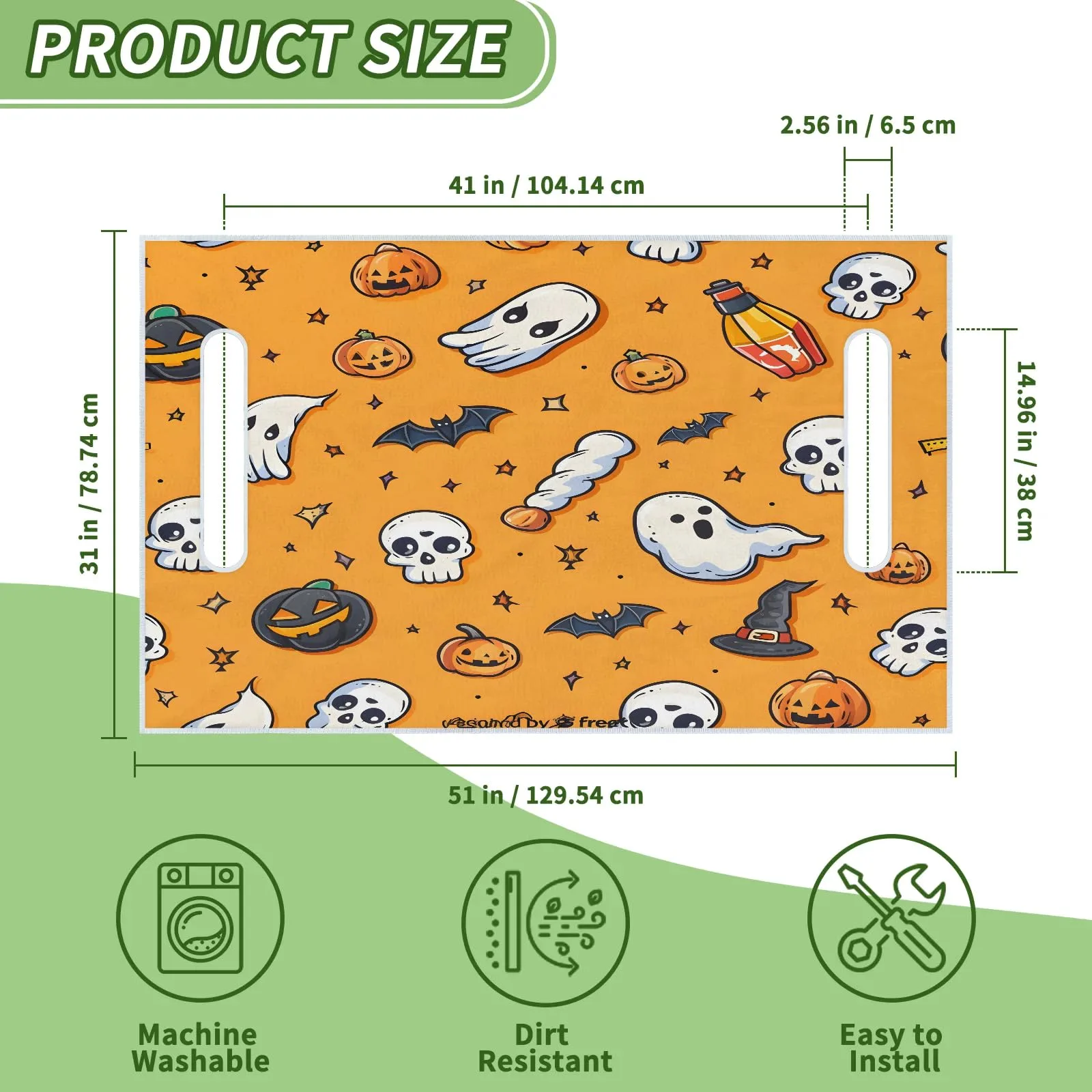 Tiveruda Golf Cart Seat Cover for Double Seats image 2