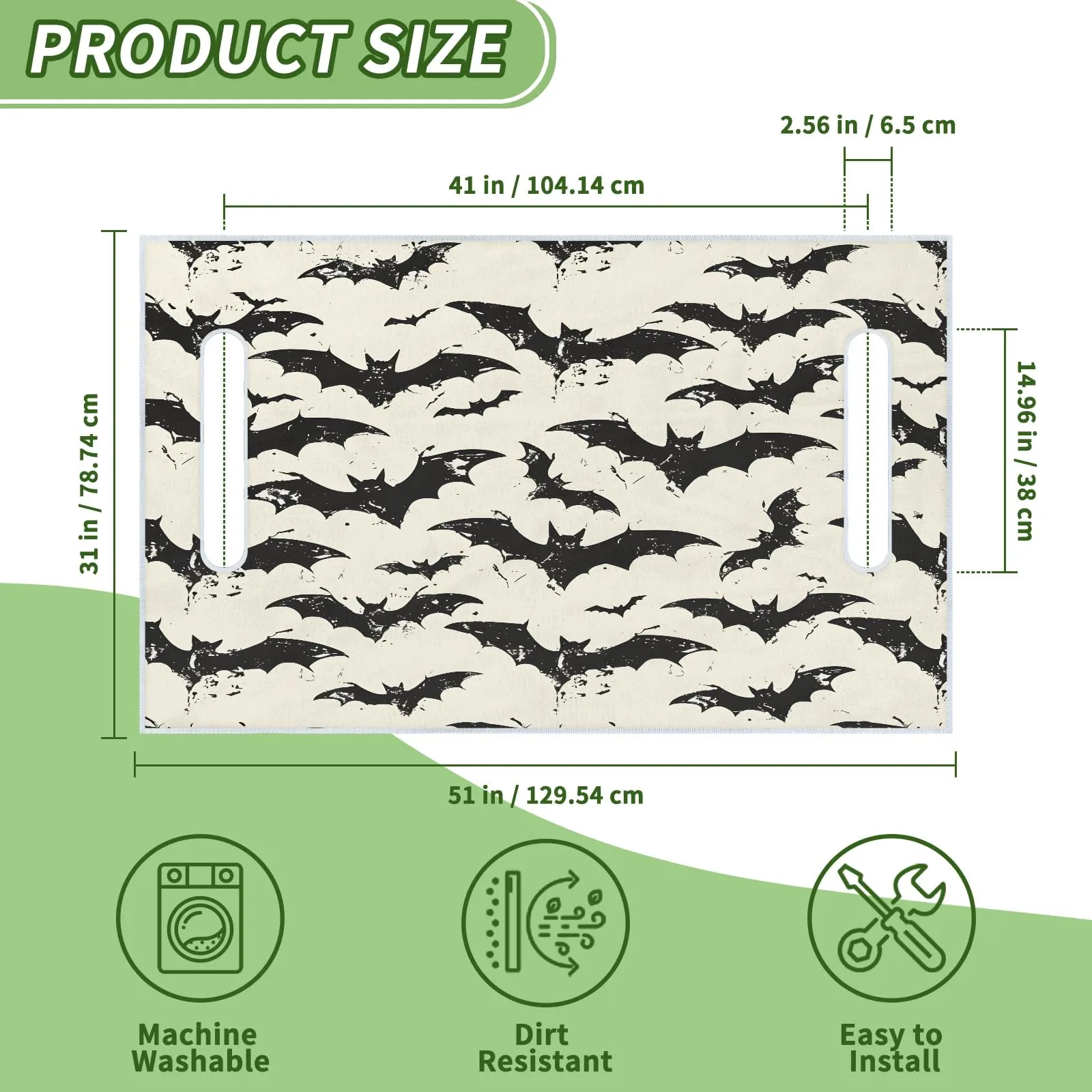 Tiveruda Golf Cart Seat Cover for Double Seats image 2