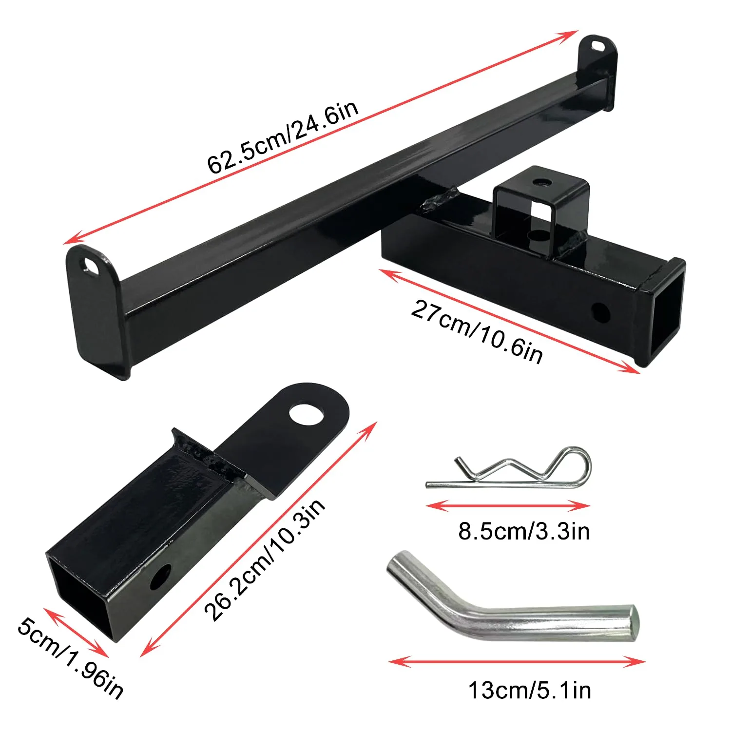 Phoddar Rear Trailer Hitch for EZGO RXV 2008-2026 image 2
