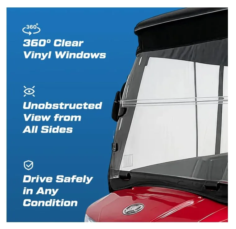 Evolution D5 Ranger & D5 Maverick Golf Cart Enclosure image 3