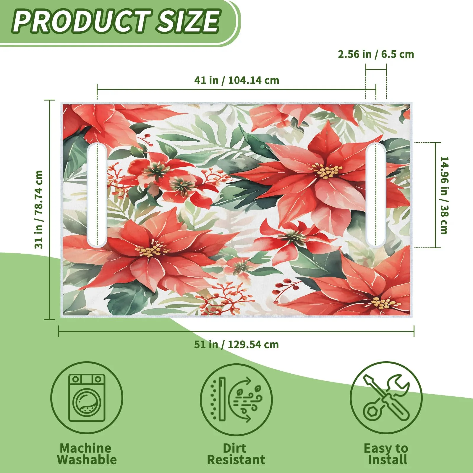 Tiveruda Pink Christmas Lily Golf Cart Seat Cover image 2