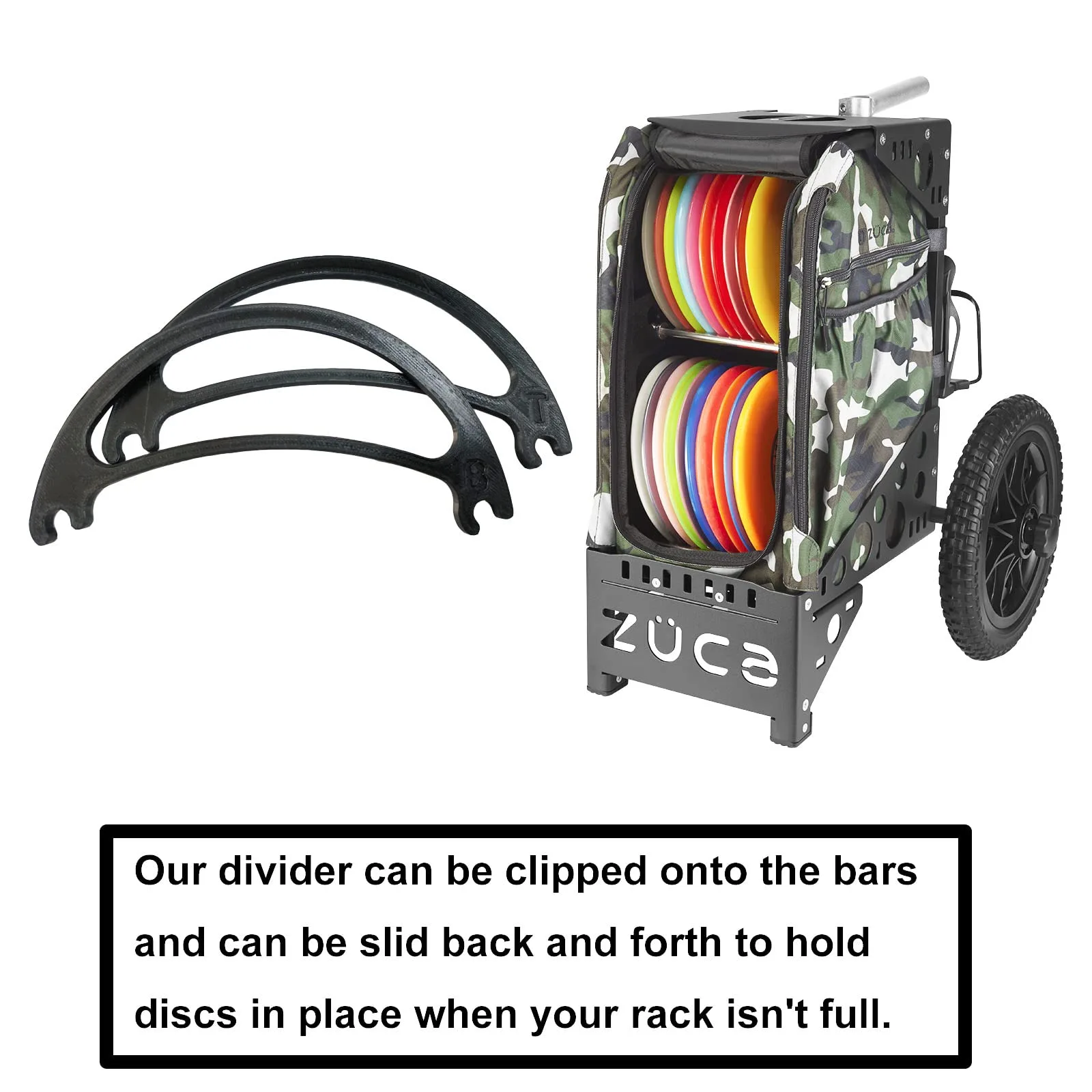 PIAOLGYI Rack Dividers for Zuca Disc Golf Cart Racks (2-Pack) image 2