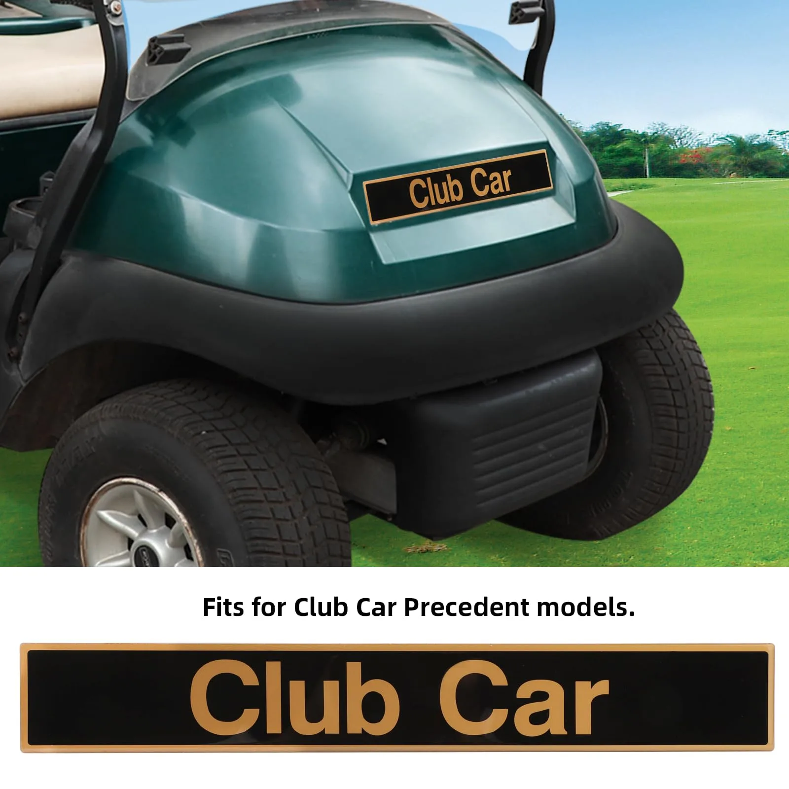 Roykaw Club Car Precedent Front Name Plate G-0304 image 4