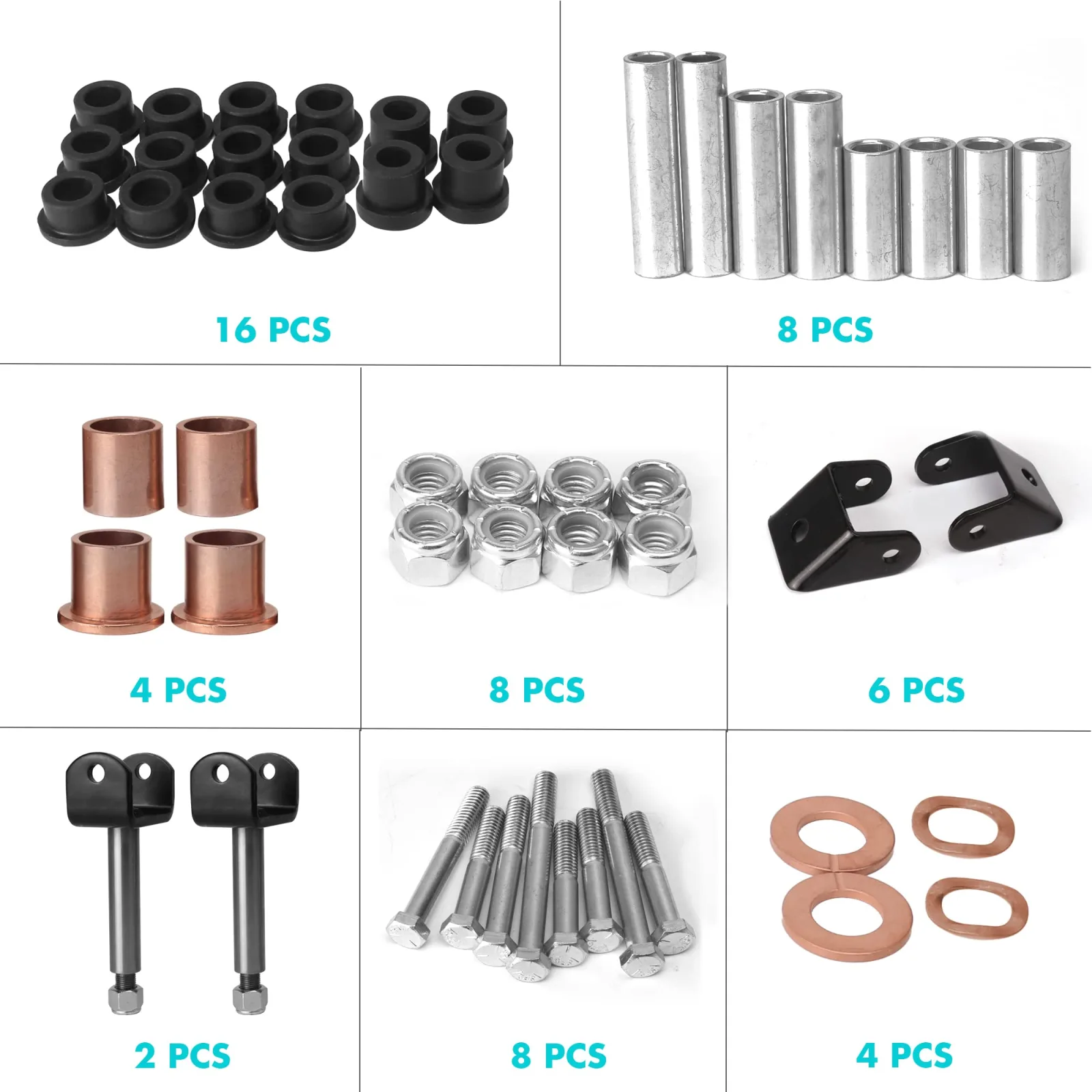 10L0L Front King Pin Repair Kit for Club Car DS 1993+ image 4