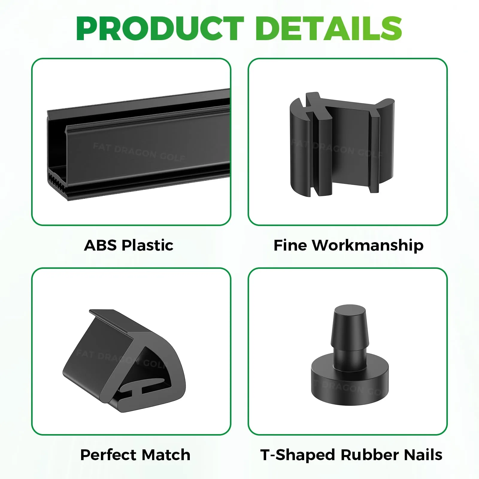 Panglong FDG-126 Windshield Clips for E-Z-GO RXV image 2