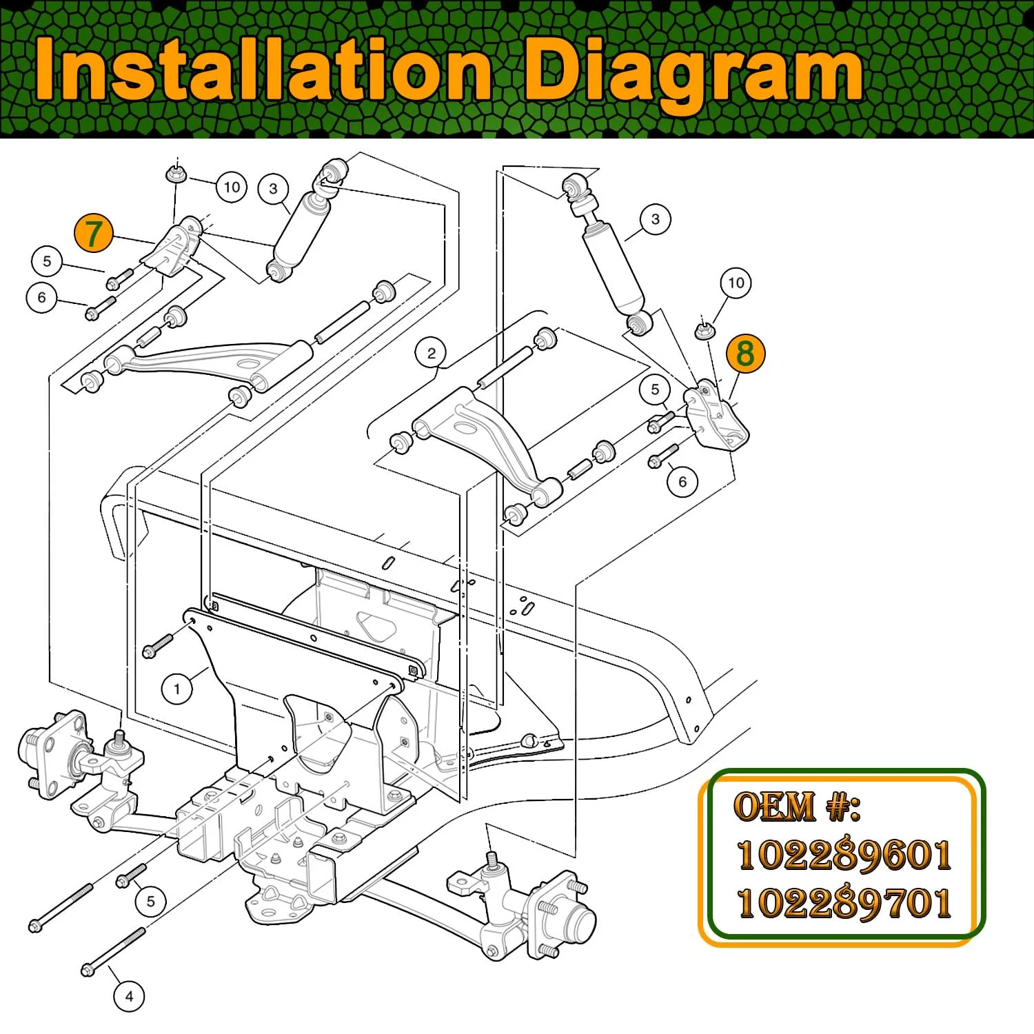 LY 5KYSON Upper Clevis for Club Car Precedent & Tempo image 4