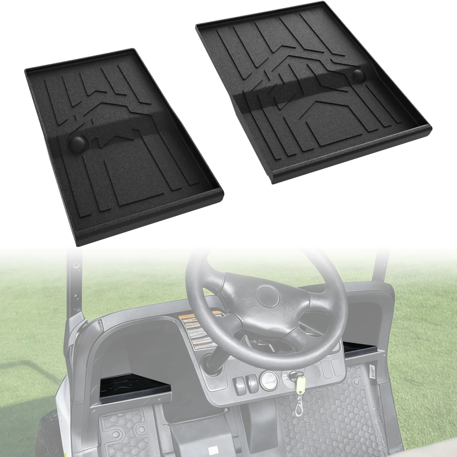 SAUTVS TPE Dash Mats for E-Z-GO RXV and Valor