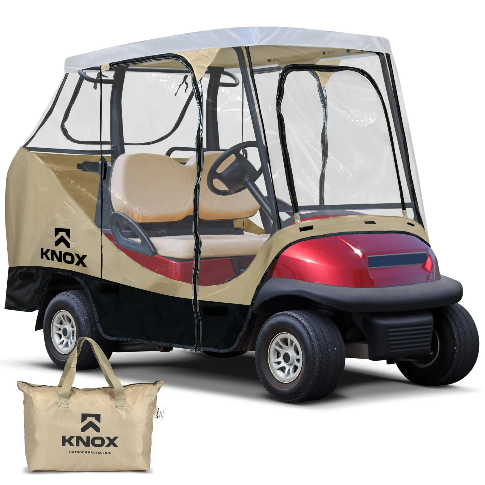 North East Harbor 55" Short Roof 2-Person Golf Cart Enclosure - GCC-T20