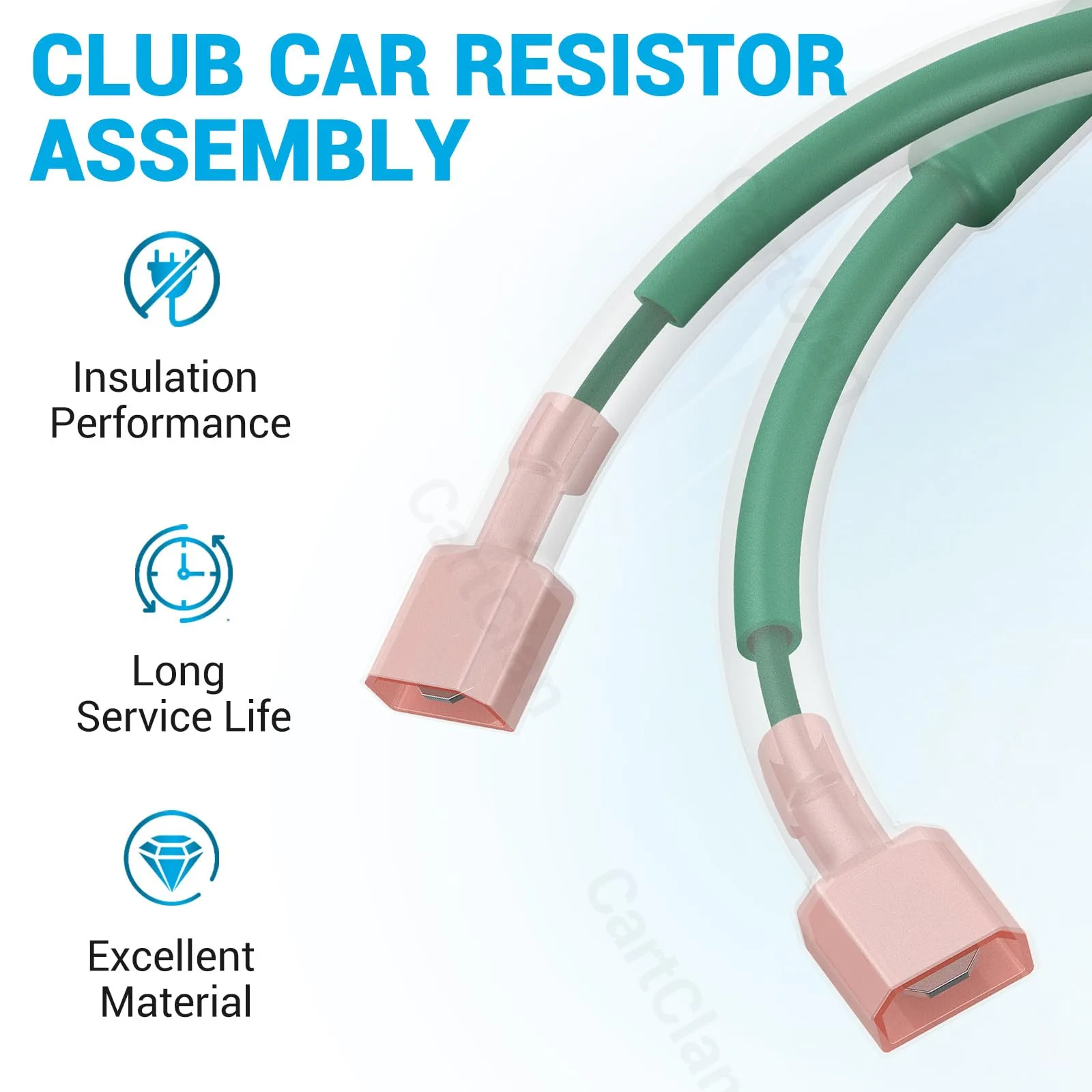 CartClan CT-0179 Resistor Assembly for Club Car Precedent image 3