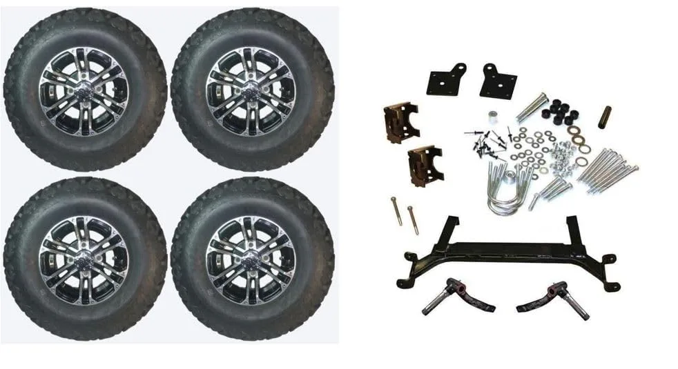 3G 4-Inch Lift Kit Combo for E-Z-G-O TXT Golf Carts