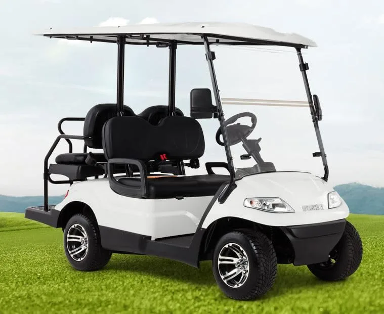 3G Clear Folding Windshield for Advanced EV1 Golf Cart image 2