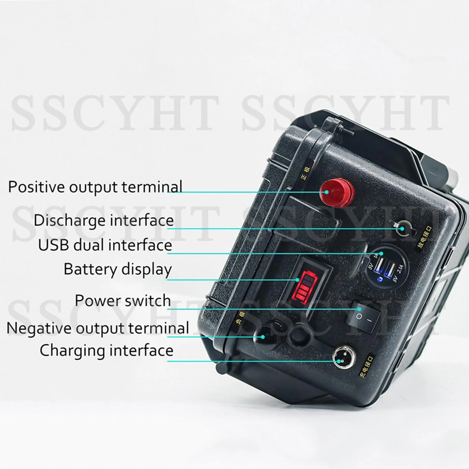 SSCYHT 24V 100Ah Lithium Golf Cart Battery Pack image 3