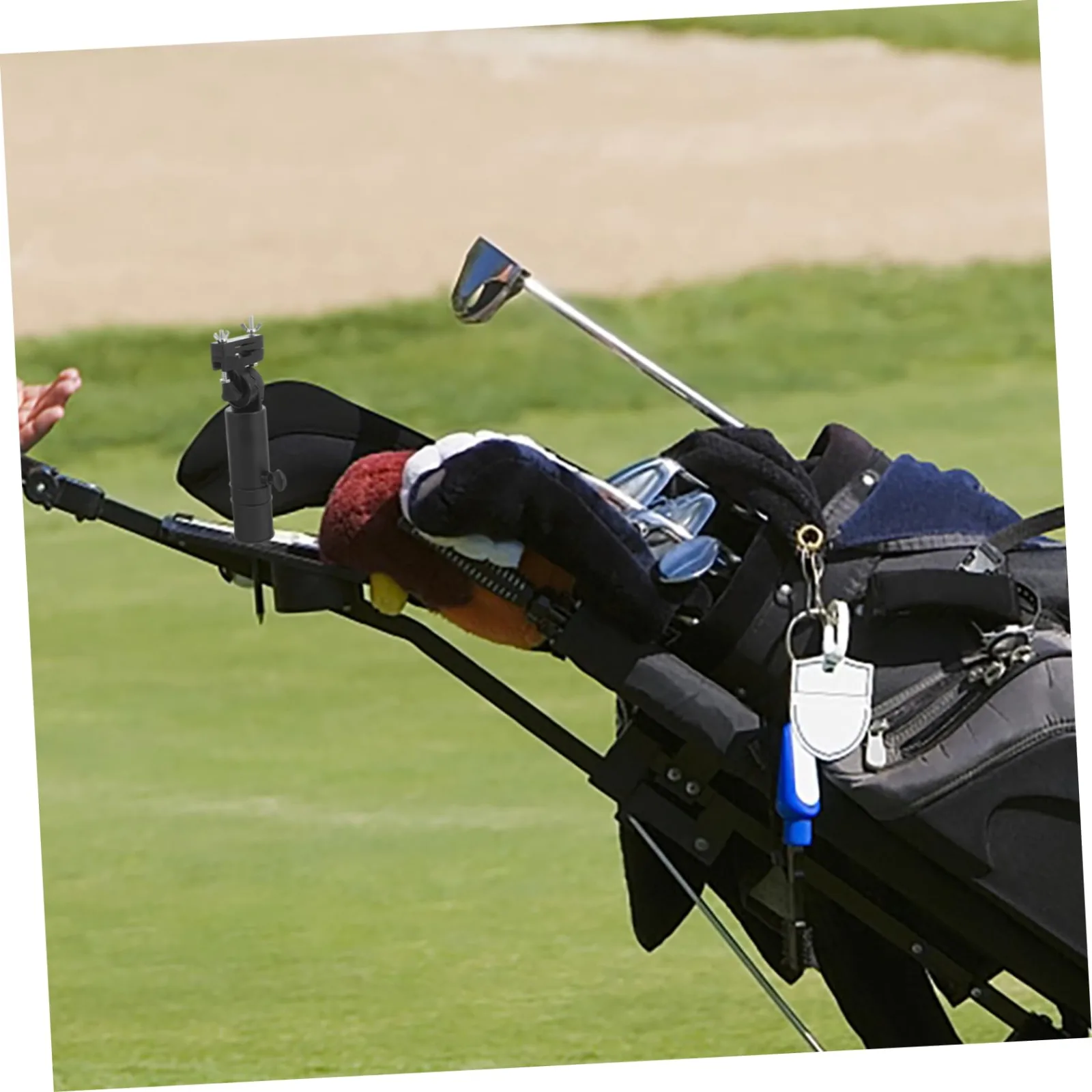 WOONEKY Adjustable Golf Cart Umbrella Holder image 3