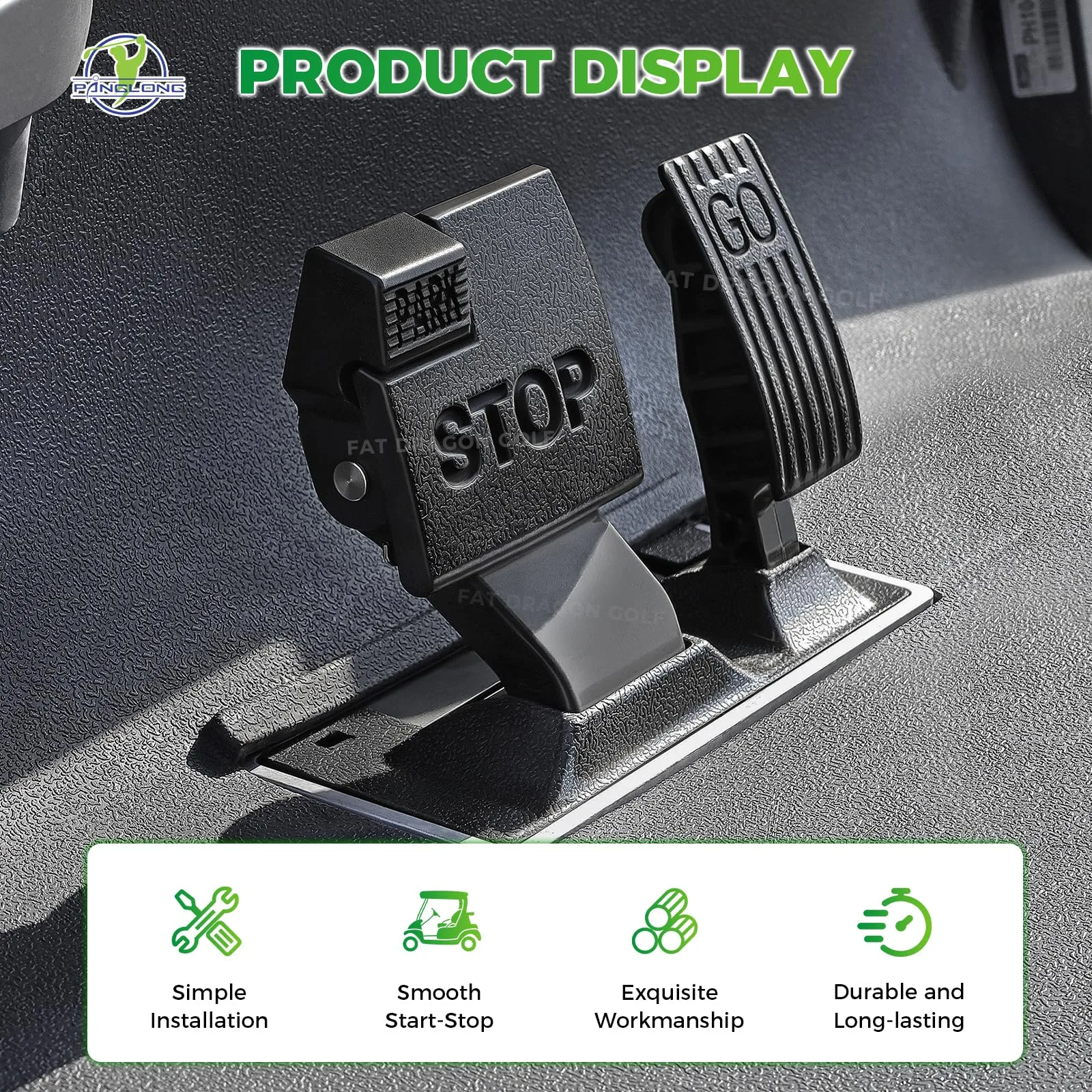 Panglong Club Car Pedal Assembly with Conversion Kit image 2