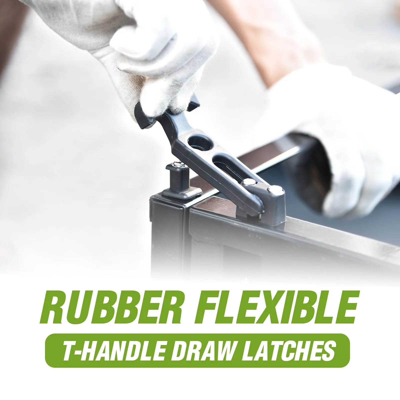 Shu-Ran Rubber T-Handle Cooler Latches 3.45" — 8 Pack image 4