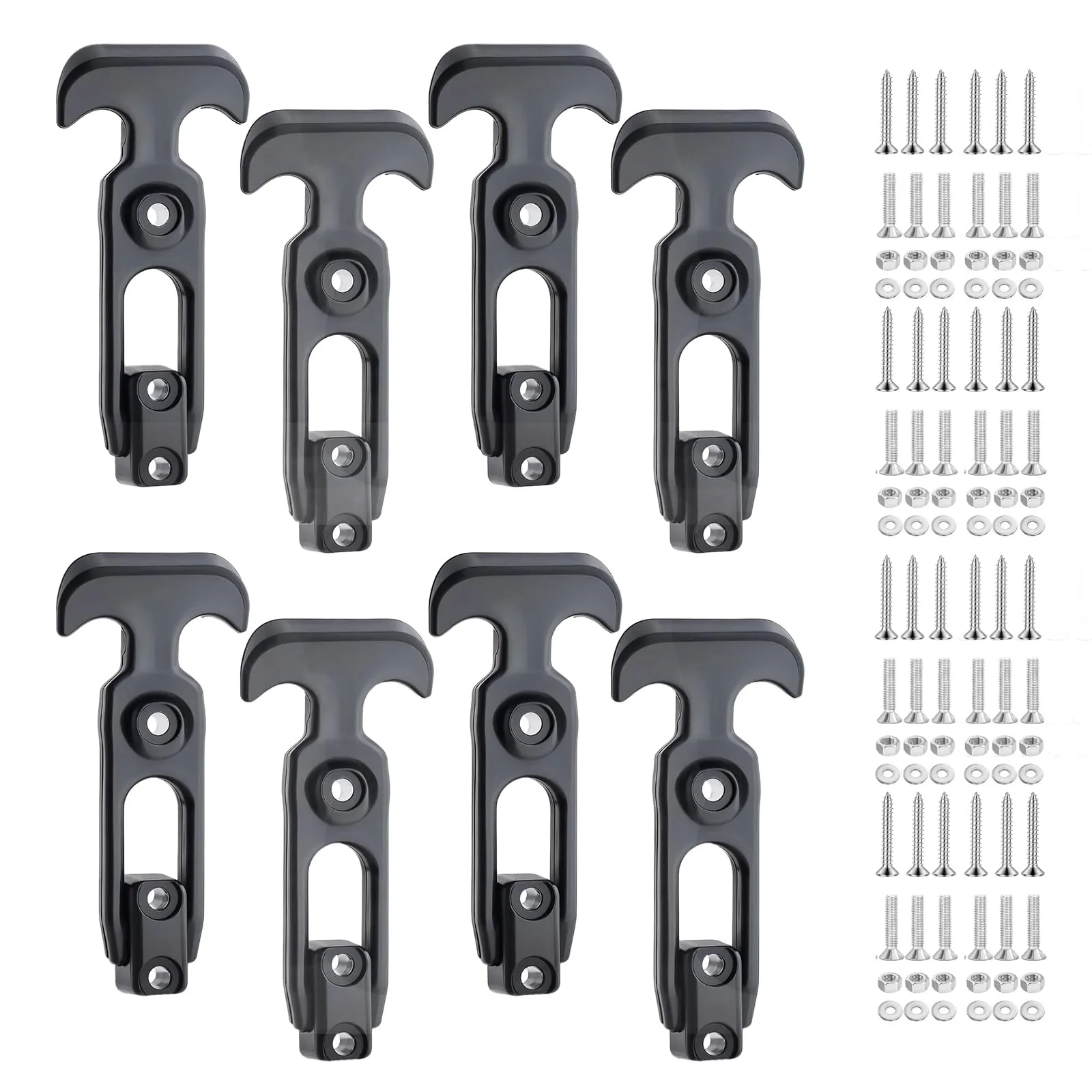 Shu-Ran Rubber T-Handle Cooler Latches 3.45" — 8 Pack