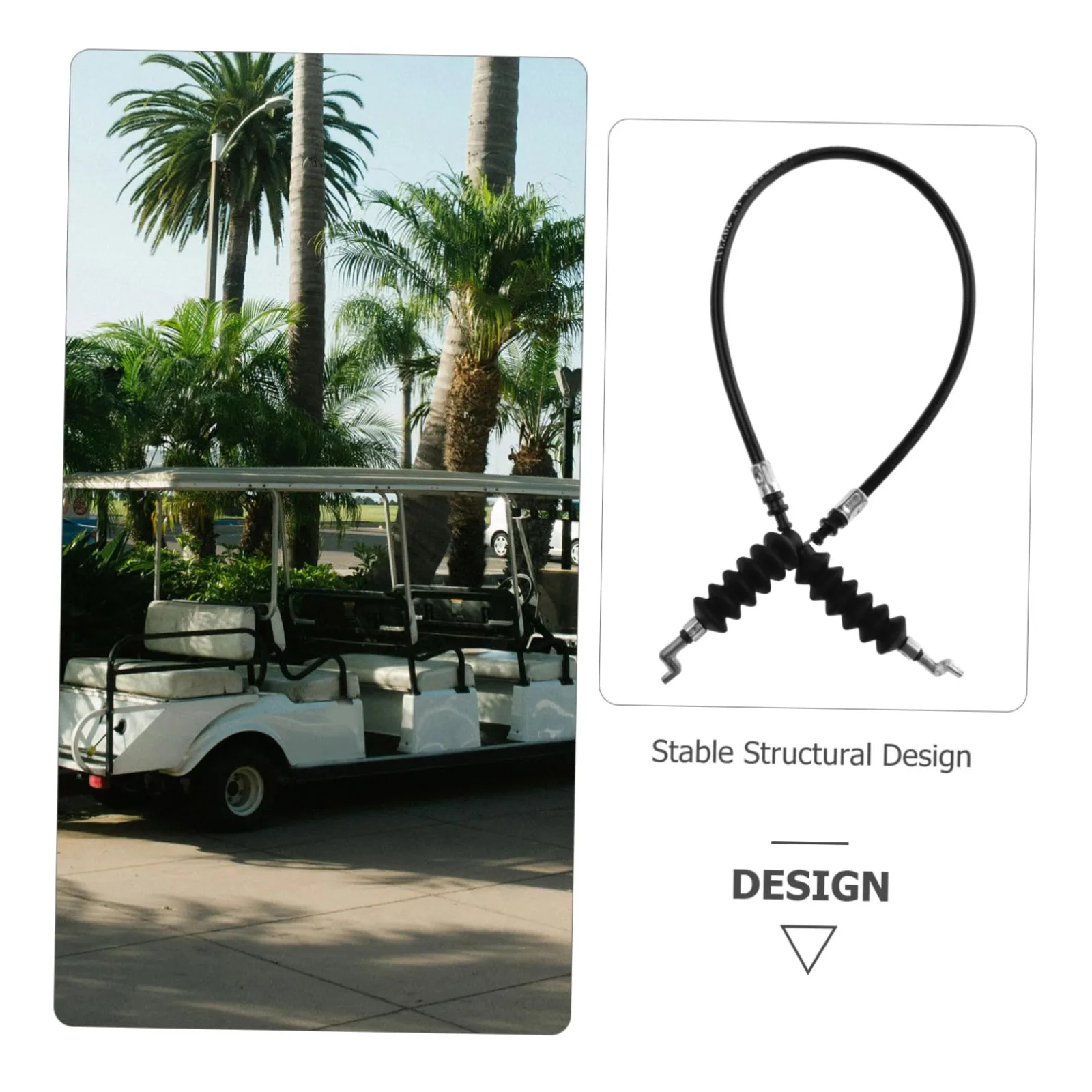Abaodam Club Car Golf Cart Throttle Cable Replacement image 3