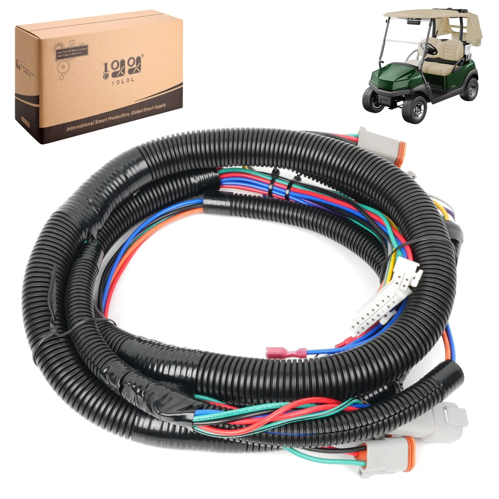 10L0L Control Wiring Harness for Club Car DS 2001-2005
