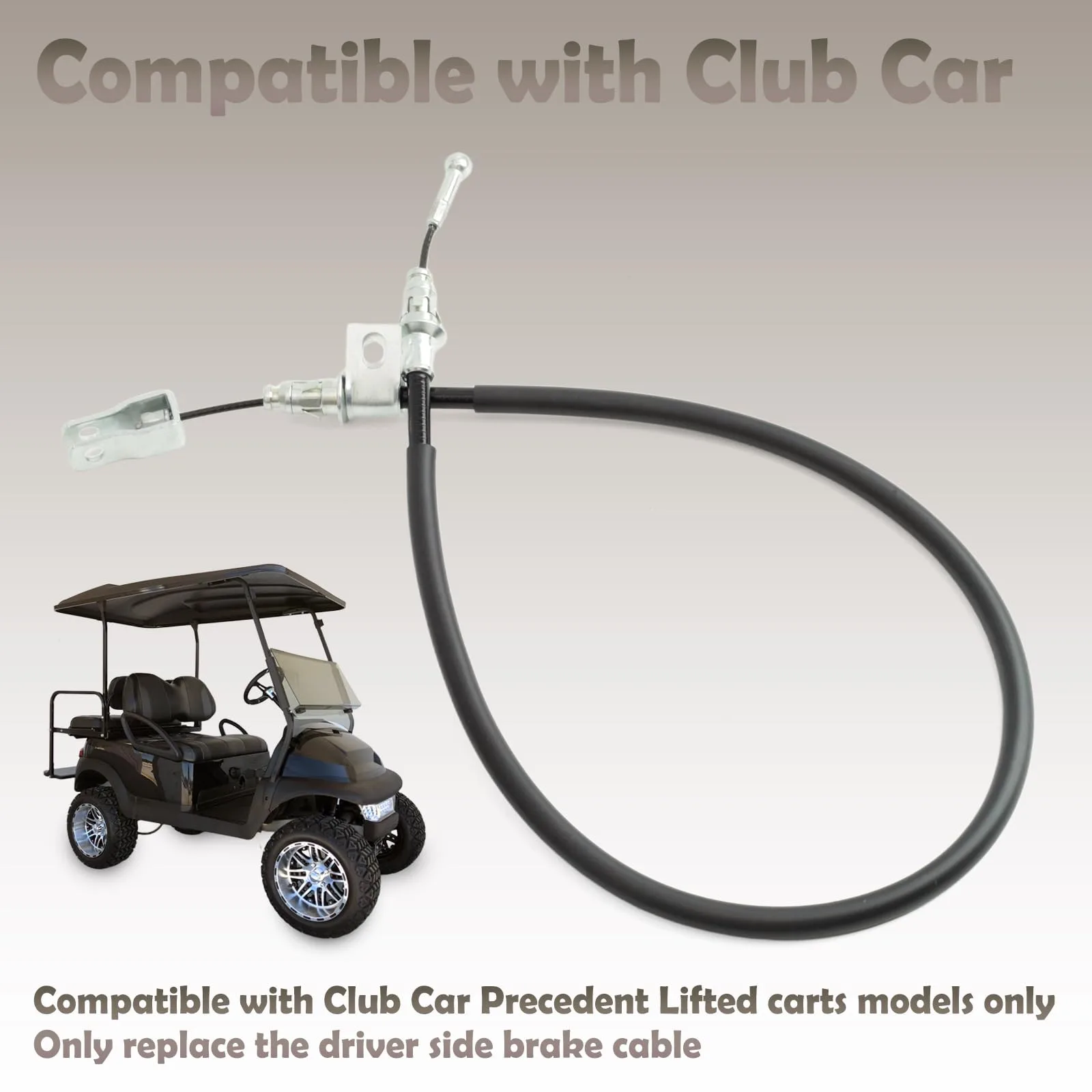 VAINELY CBL-092 Brake Cable for Club Car Precedent image 3