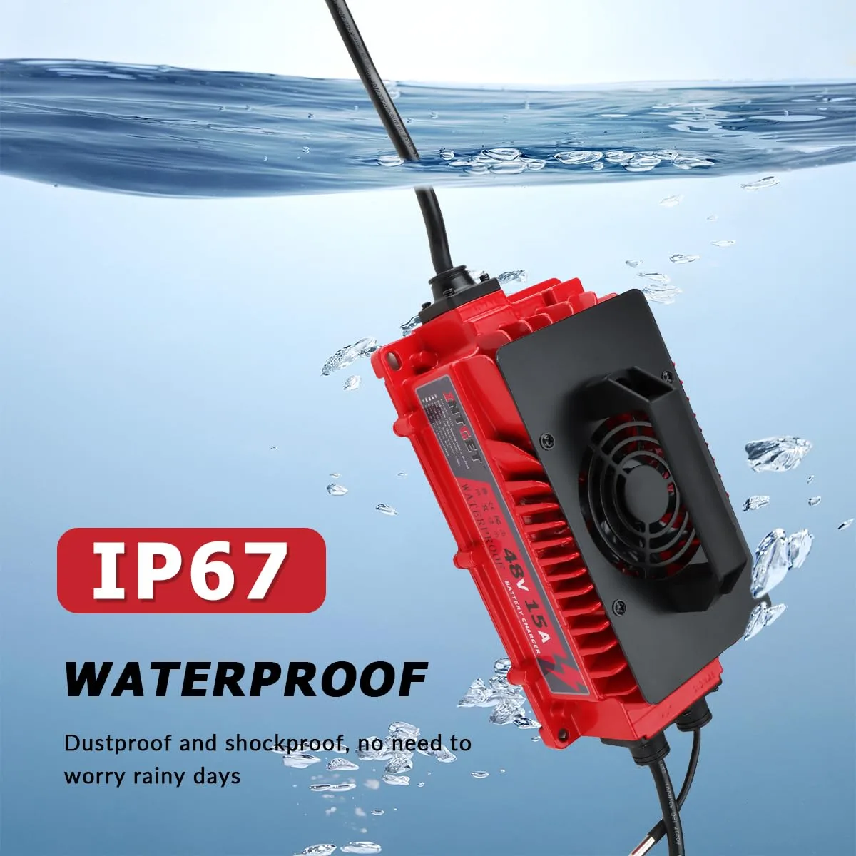 INTGET 48V 15A Charger for EZGO RXV and TXT image 4