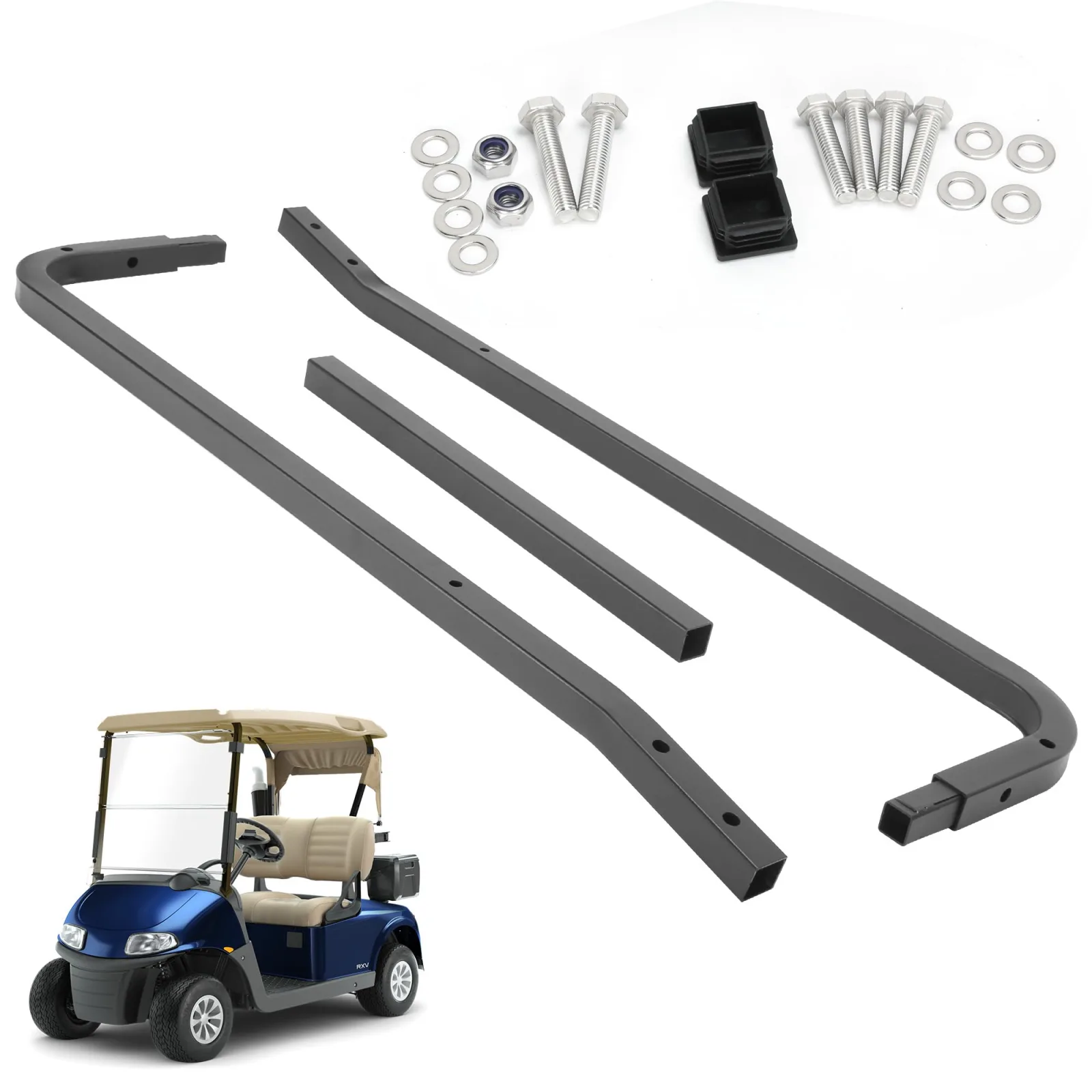 10L0L Front Roof Strut Brackets for E-Z-GO RXV