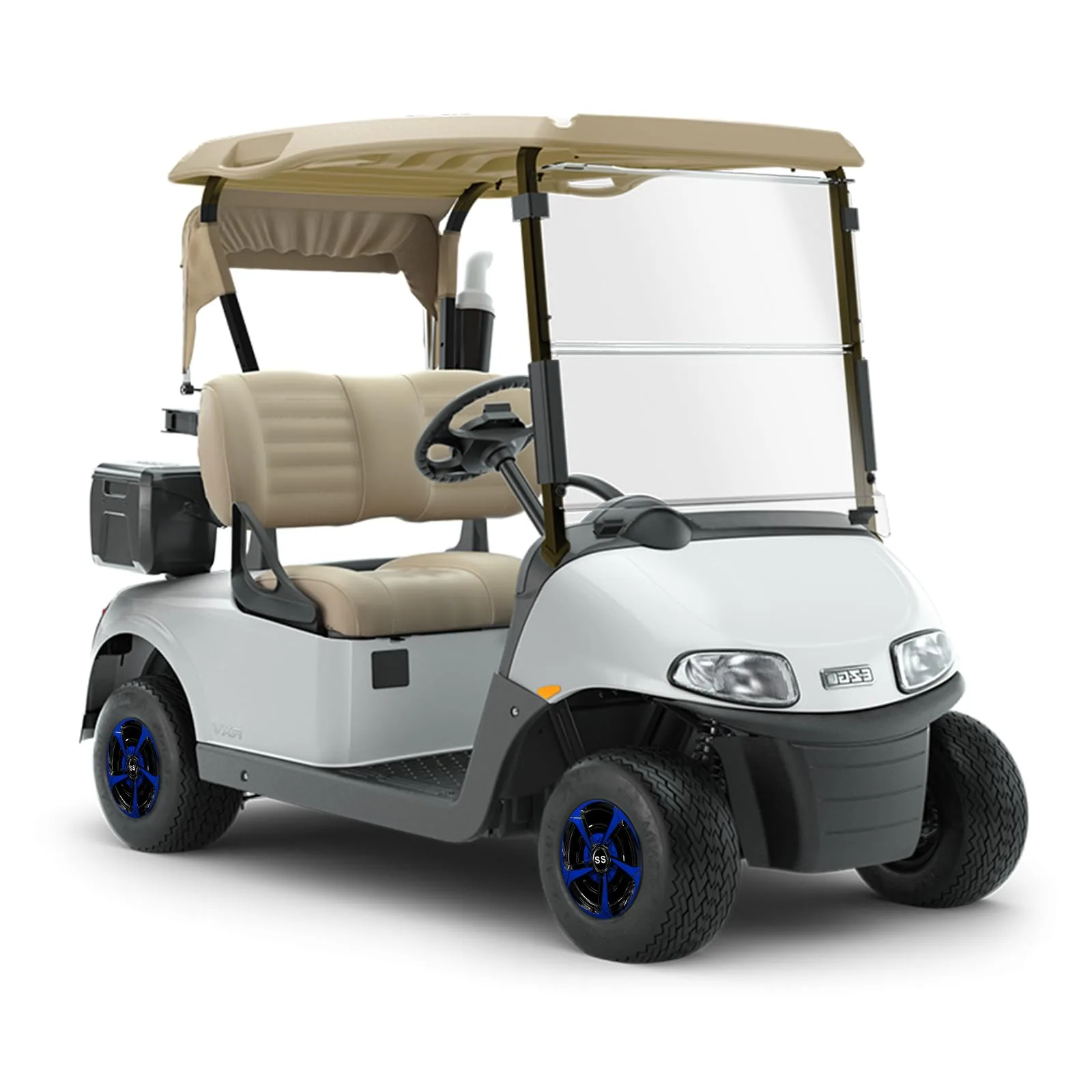 XUANYUDG0769 Golf Cart Hubcaps for 8-Inch Wheels image 2