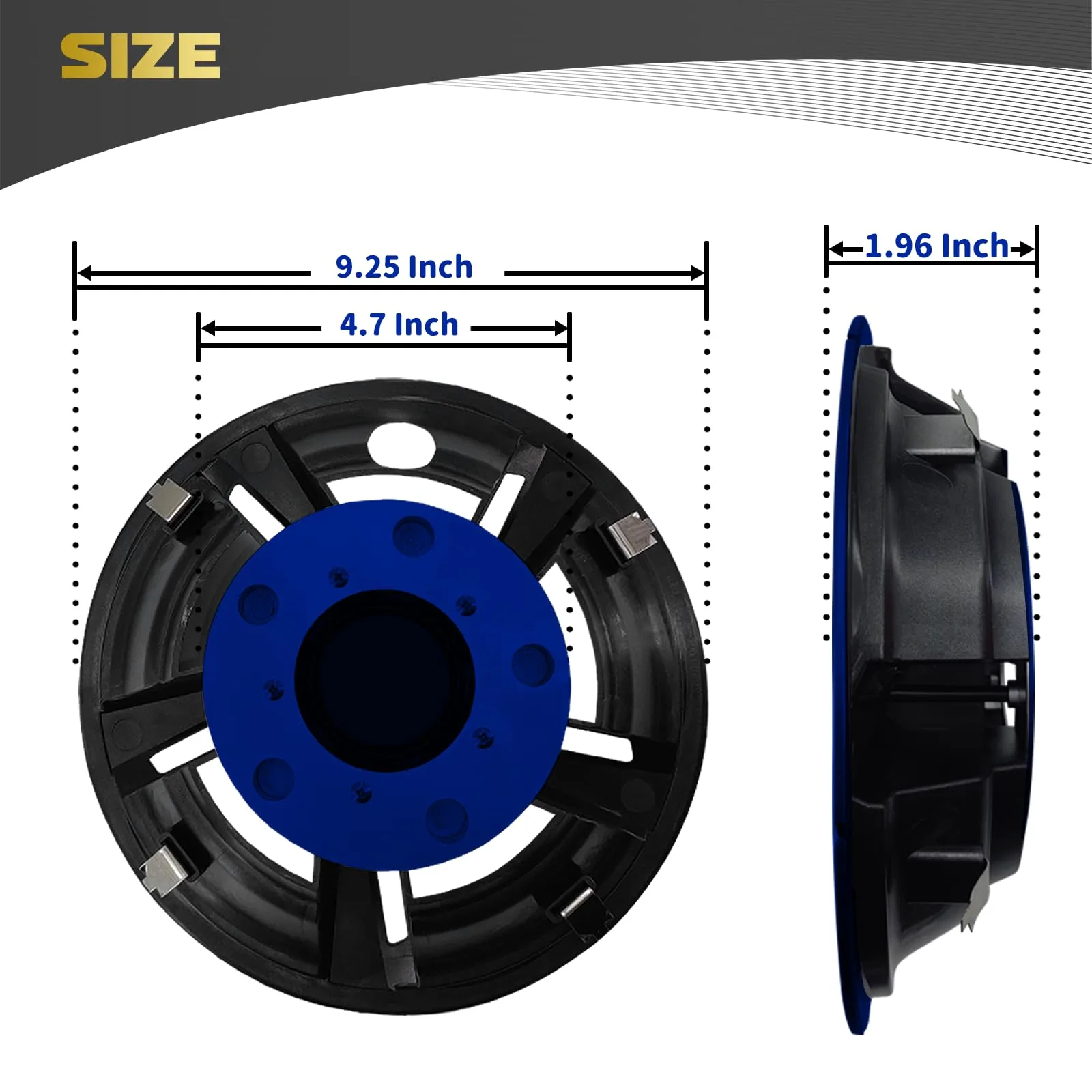 XUANYUDG0769 Golf Cart Hubcaps for 8-Inch Wheels image 4