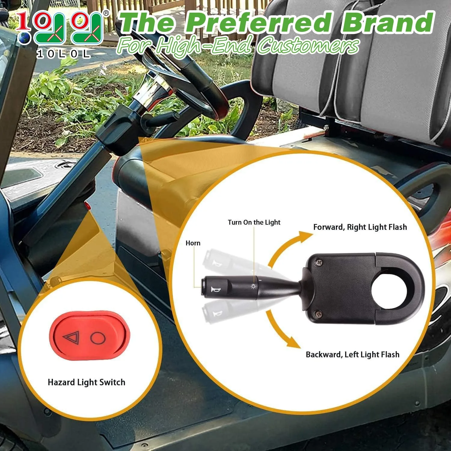 10L0L Light Kit for E-Z-GO Freedom TXT/T48 2014-Up image 2