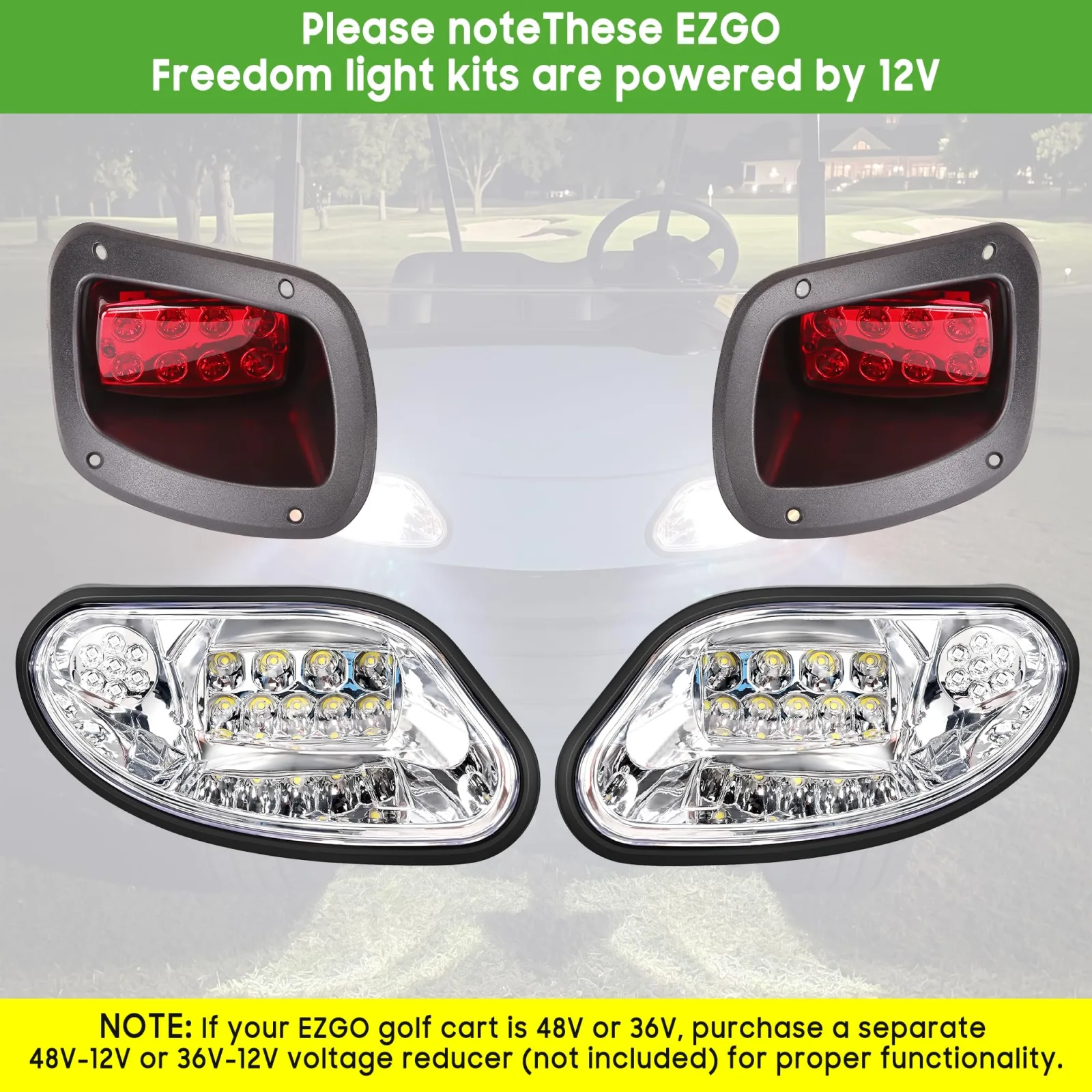 10L0L Light Kit for E-Z-GO Freedom TXT/T48 2014-Up image 4
