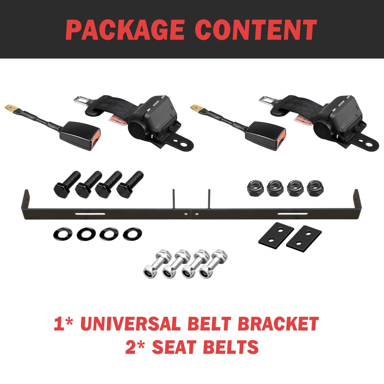 Orle Oko Golf Cart Seat Belt Kit AQDZJ-1 image 4