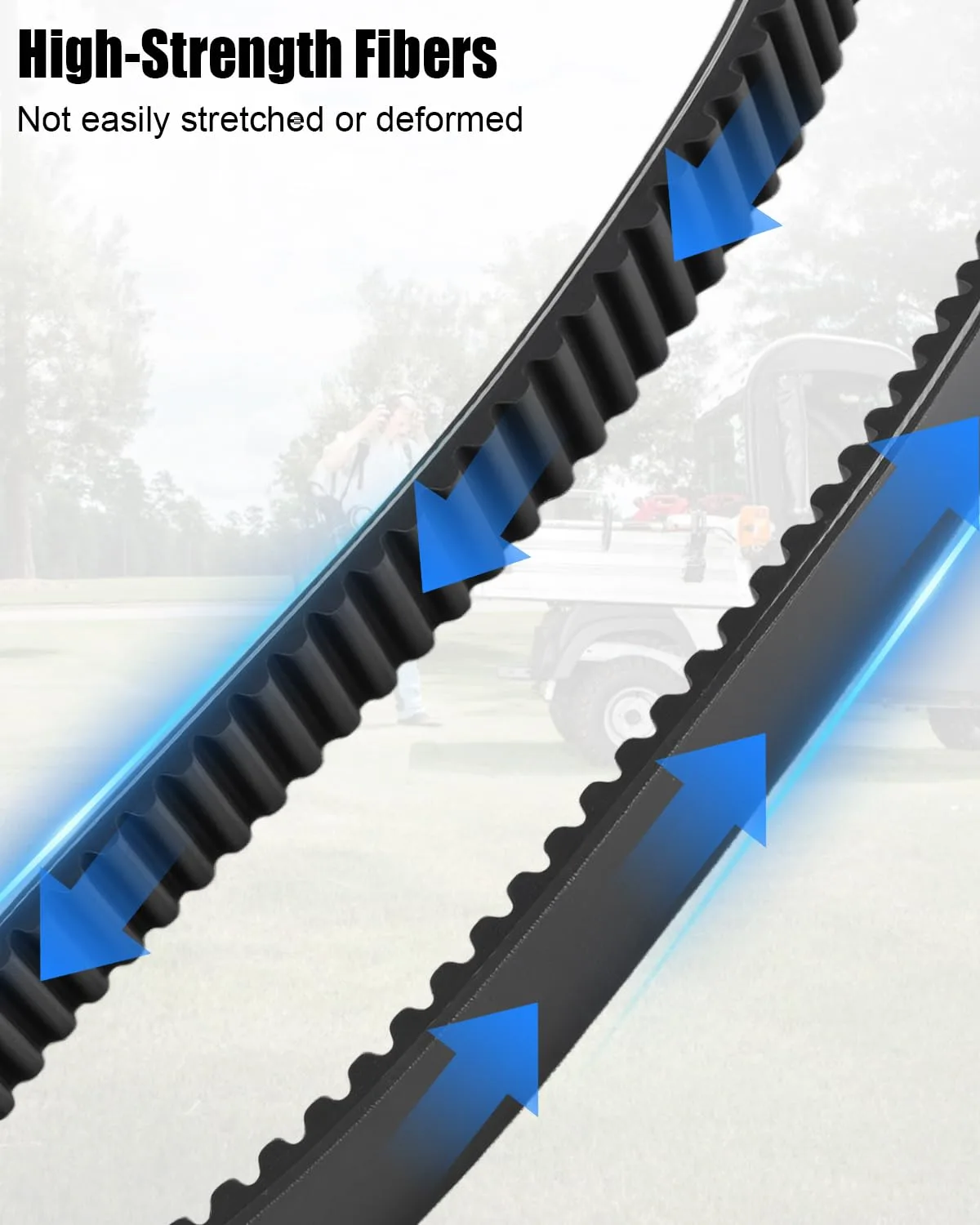 GUQVKI Drive Belt for Carryall 294 and XRT 1500 image 3