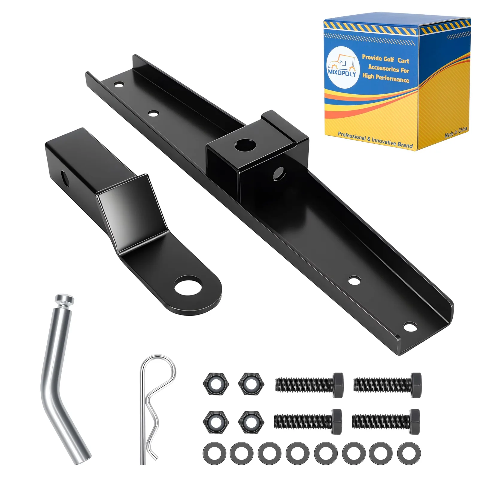 Mixopoly Trailer Hitch for E-Z-GO TXT and Medalist Golf Carts