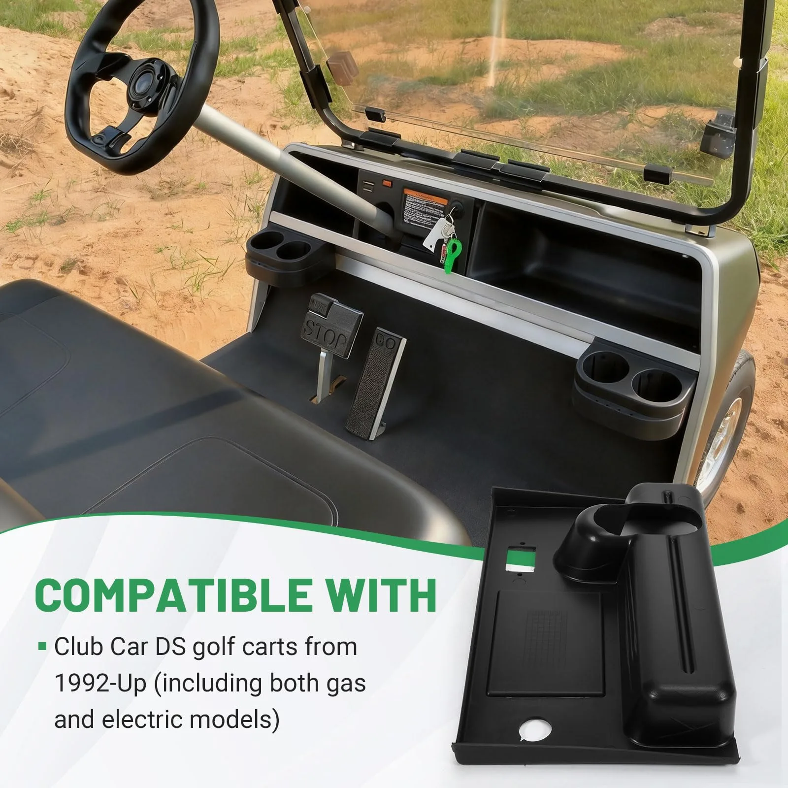 Rendrox Center Dash Panel for Club Car DS 1992-Up image 2
