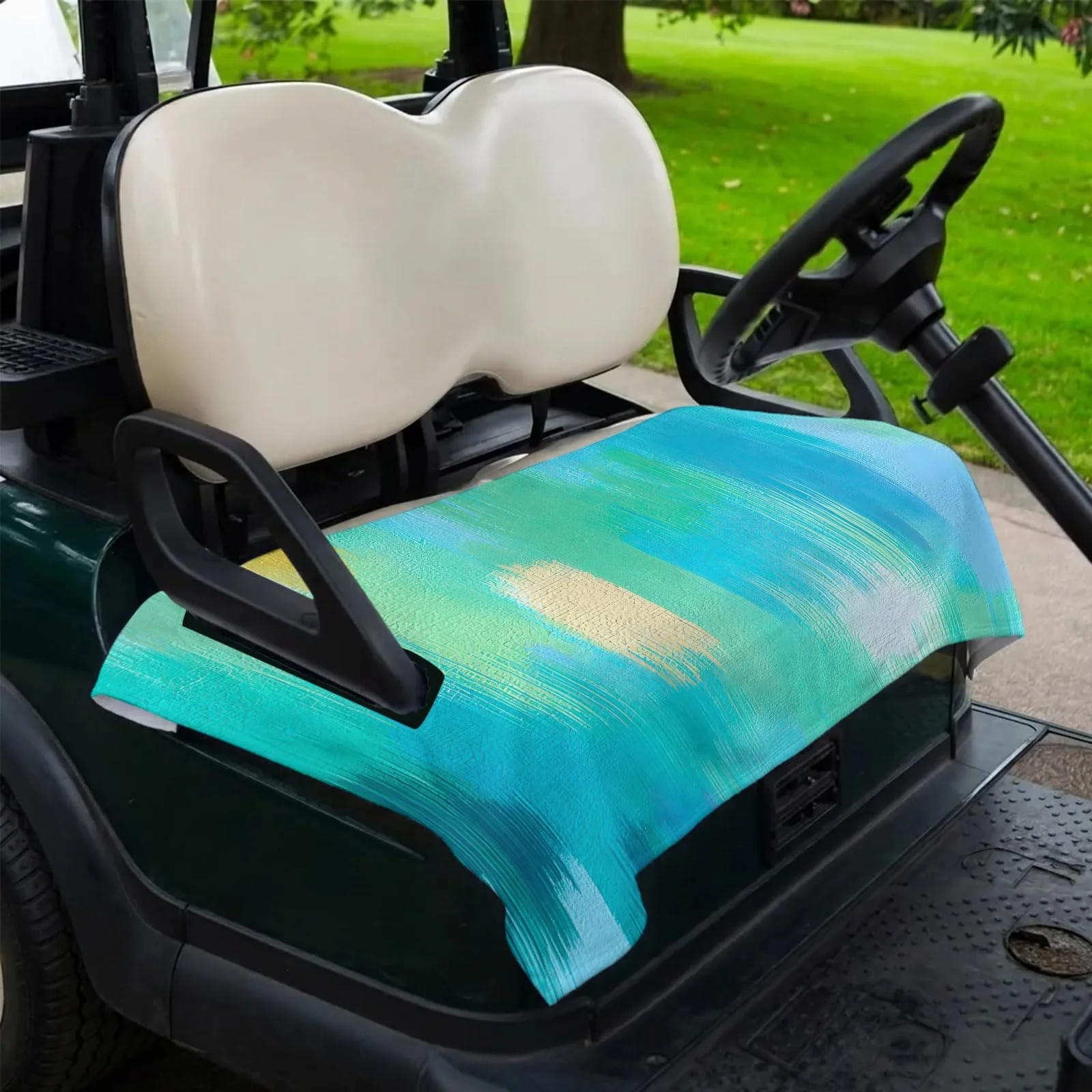 Trosturdspn Golf Cart Seat Cover 51 x 31 Inch Ombre