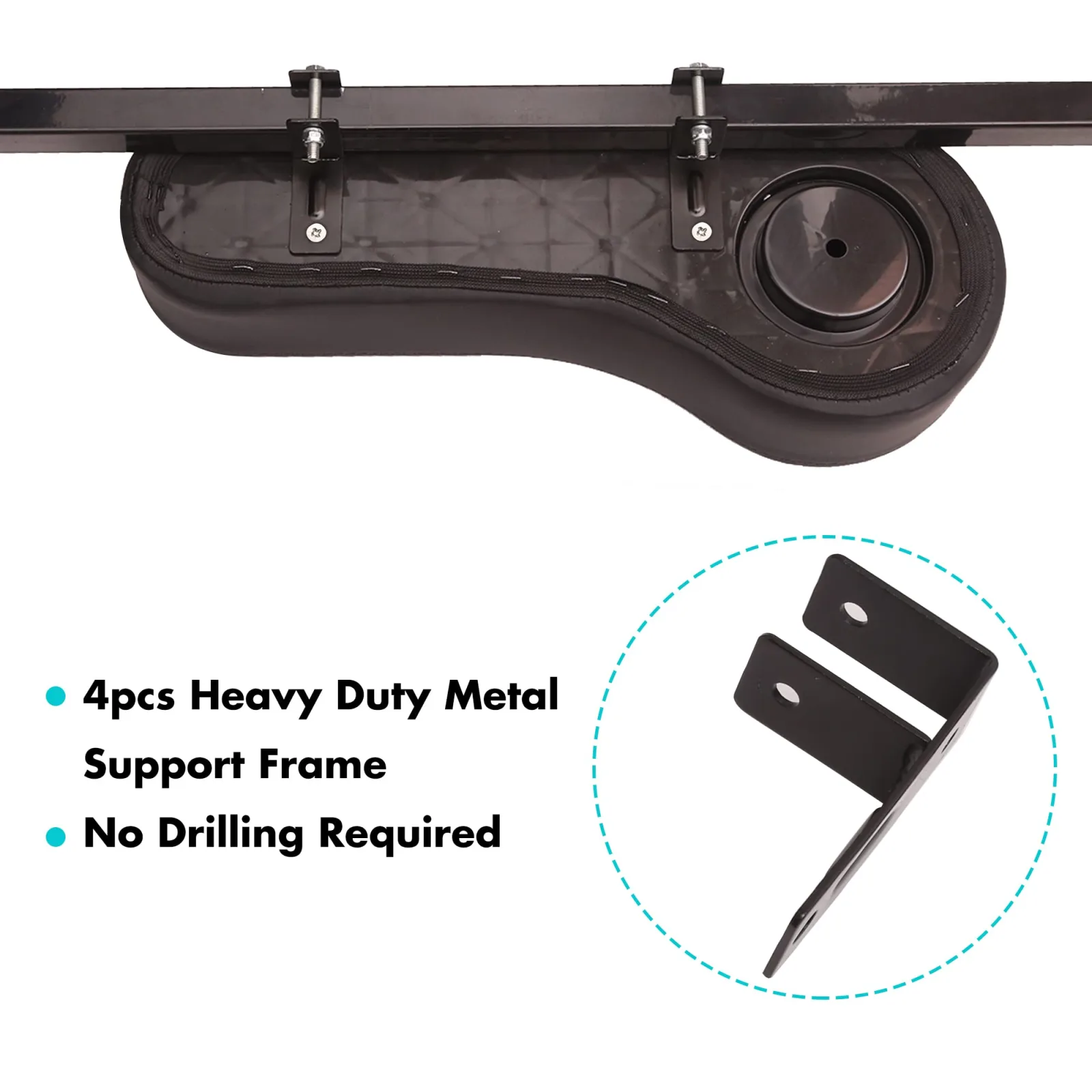 10L0L Golf Cart Rear Armrest Bracket Set image 2