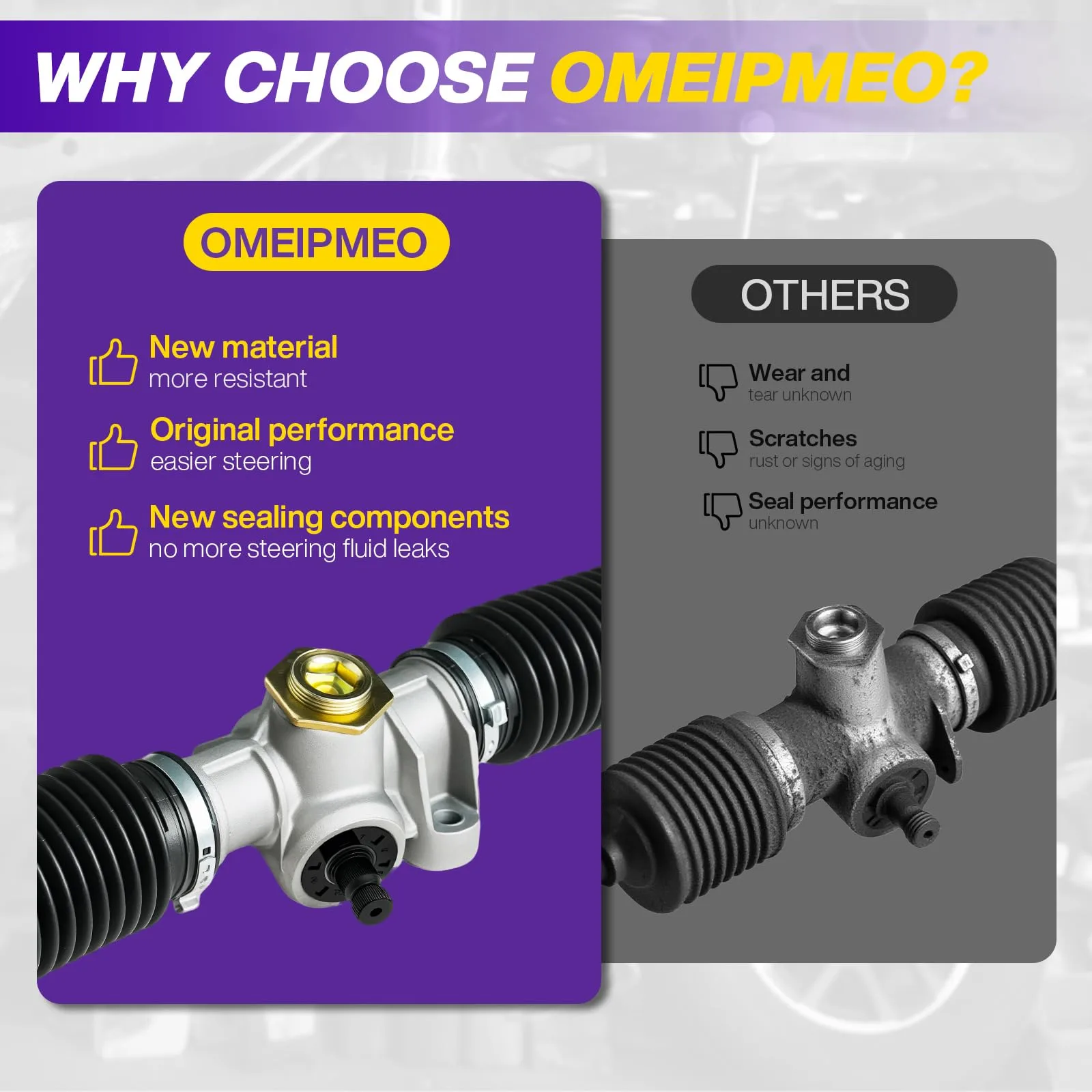 OMEIPMEO Club Car Steering Gear Box Assembly image 4