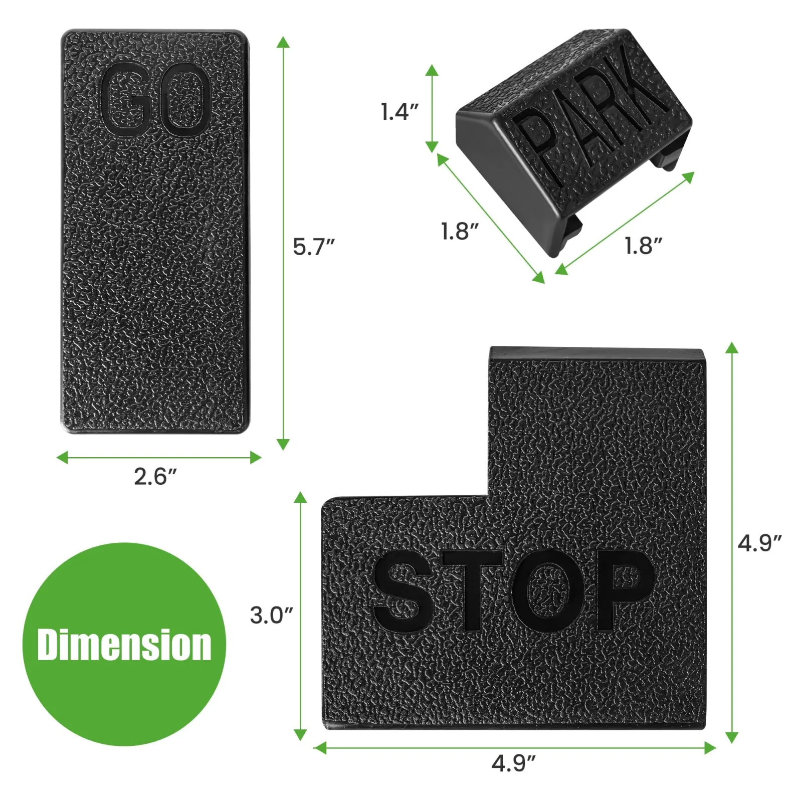 10L0L Pedal Pad Set for Club Car DS, 1981-Up image 4