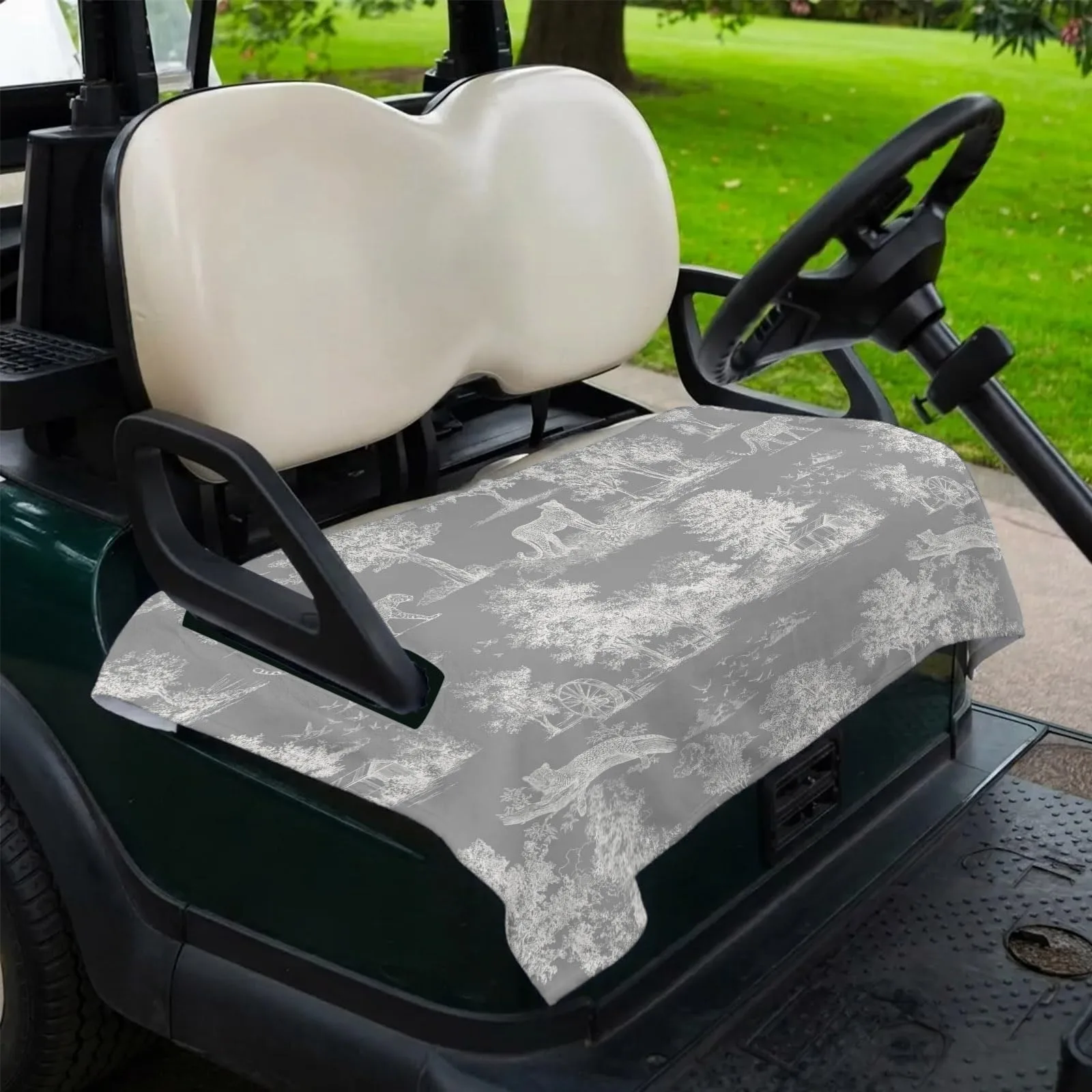 DecorLovee Golf Cart Seat Cover for 2-Seater Carts image 2