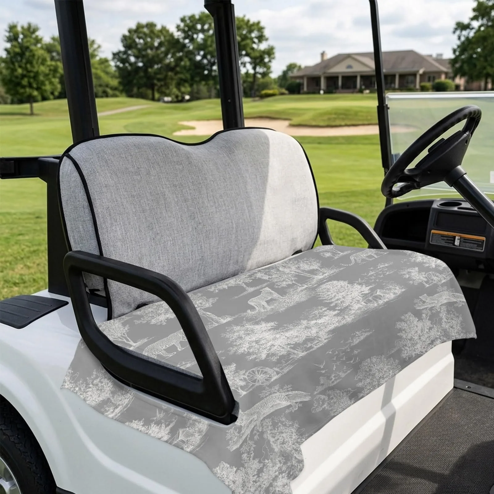 DecorLovee Golf Cart Seat Cover for 2-Seater Carts image 4