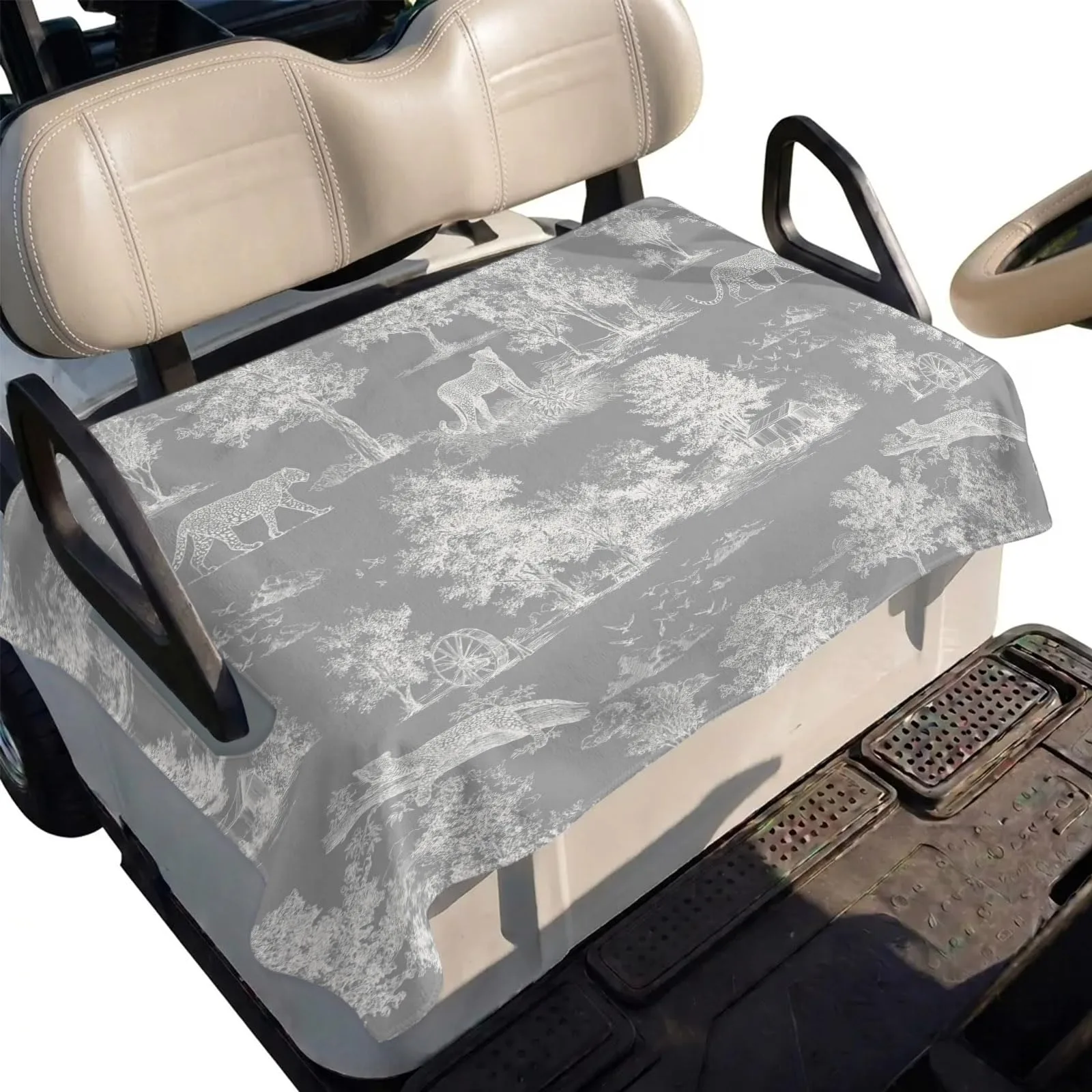 DecorLovee Golf Cart Seat Cover for 2-Seater Carts