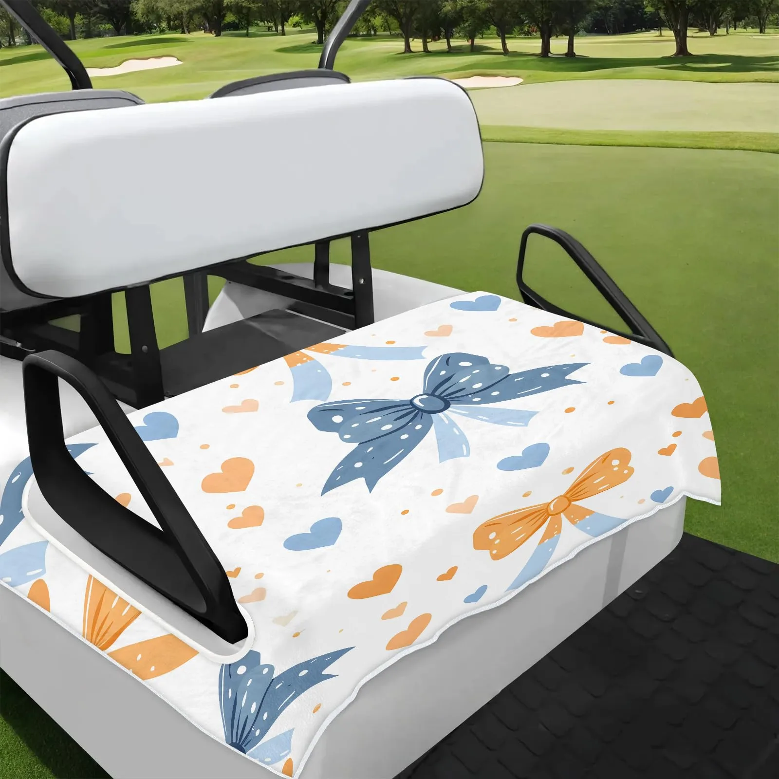 Tiveruda Golf Cart Seat Cover for 2-Person Seats