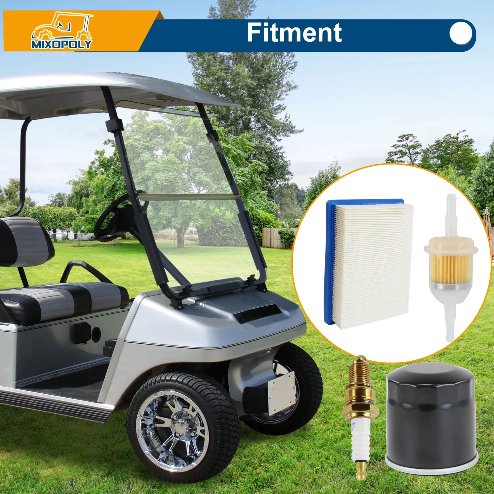 Mixopoly Tune-Up Kit for Club Car DS Gas Golf Cart image 2