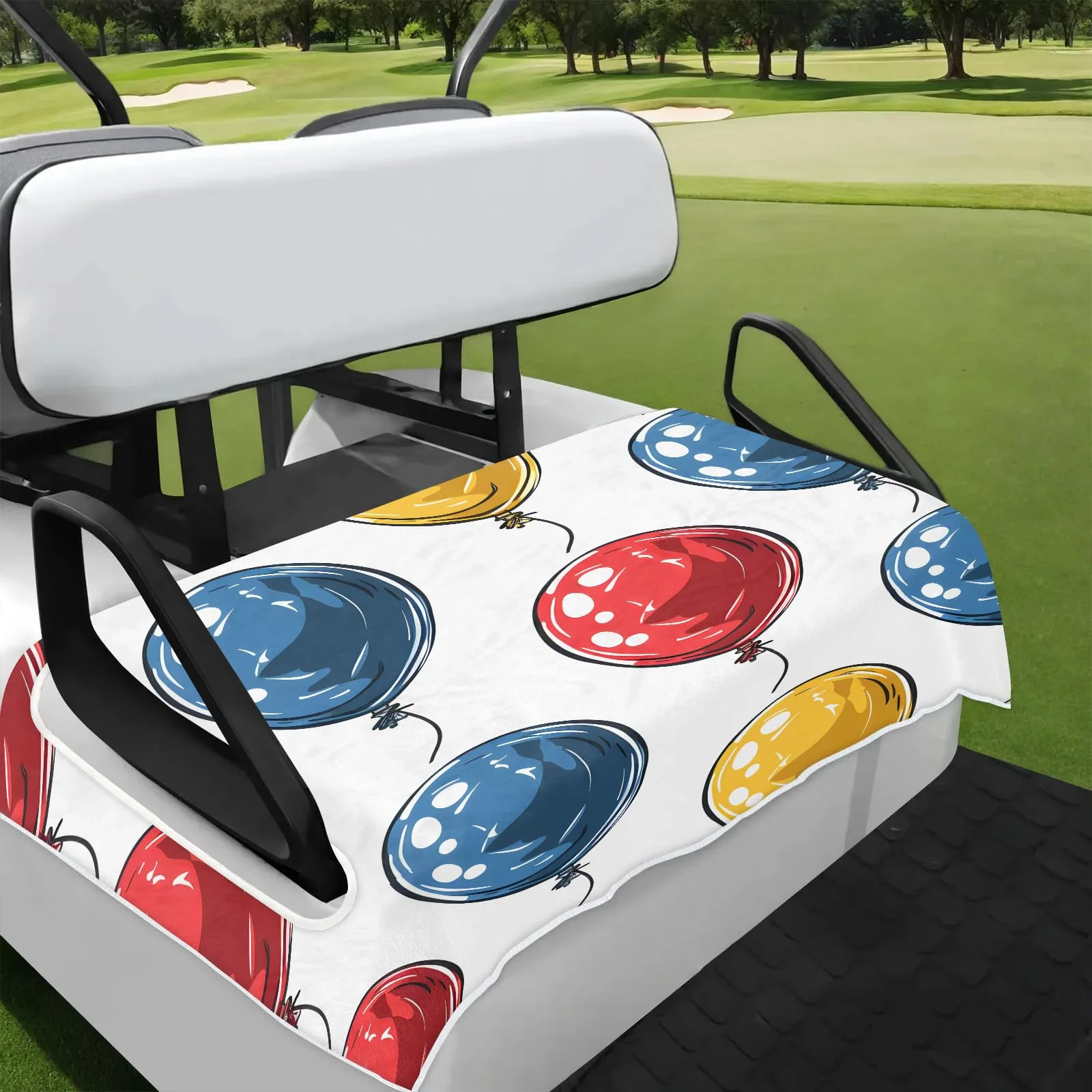 Tiveruda Golf Cart Seat Cover for Double Seats