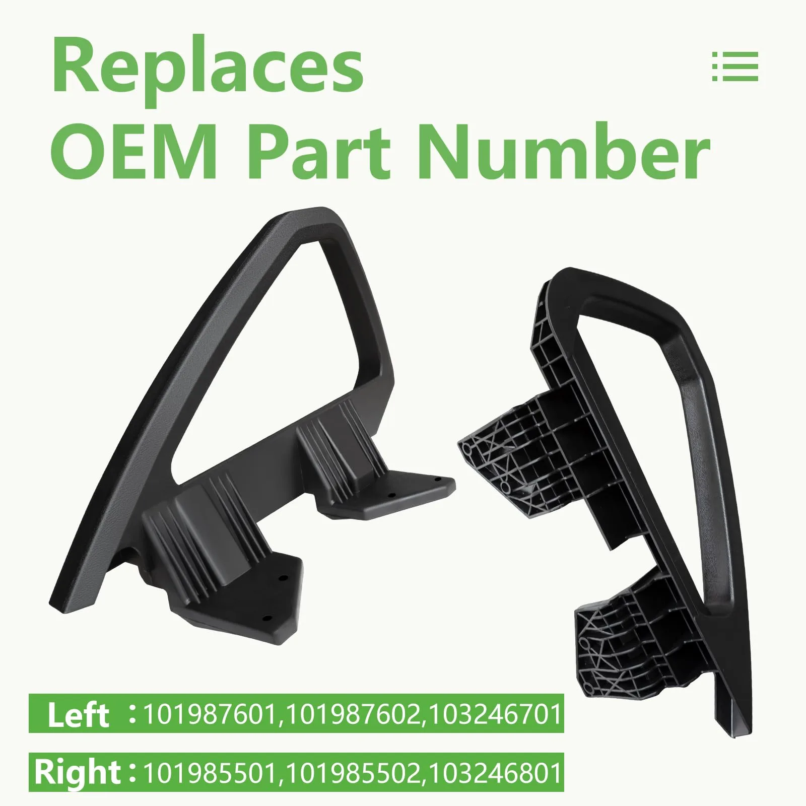 HEOHOU Armrest Hip Restraint Pair for Club Car DS image 2