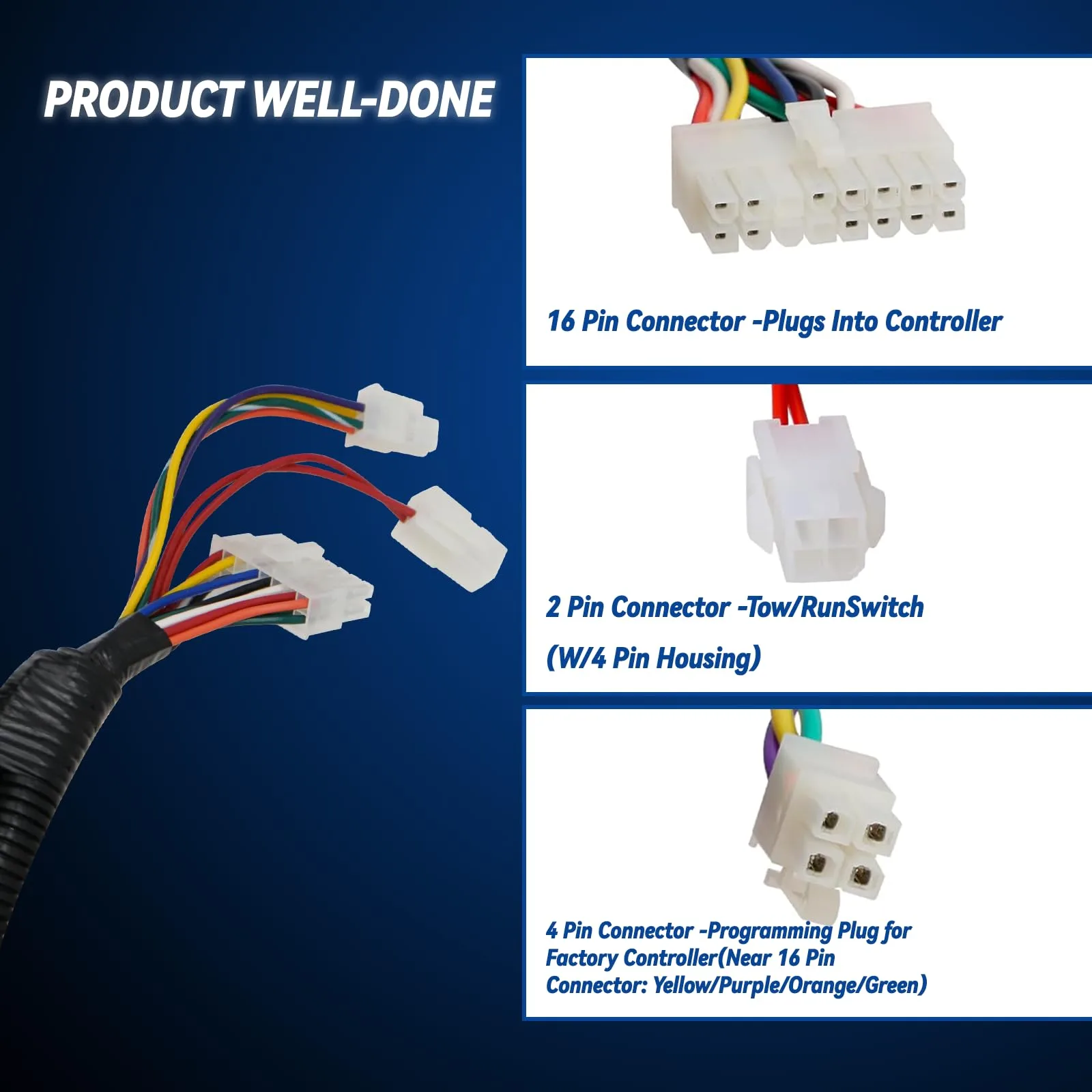 SAMXOMAP 48V Main Wiring Harness for E‑Z‑GO TXT (2010–2022) image 4