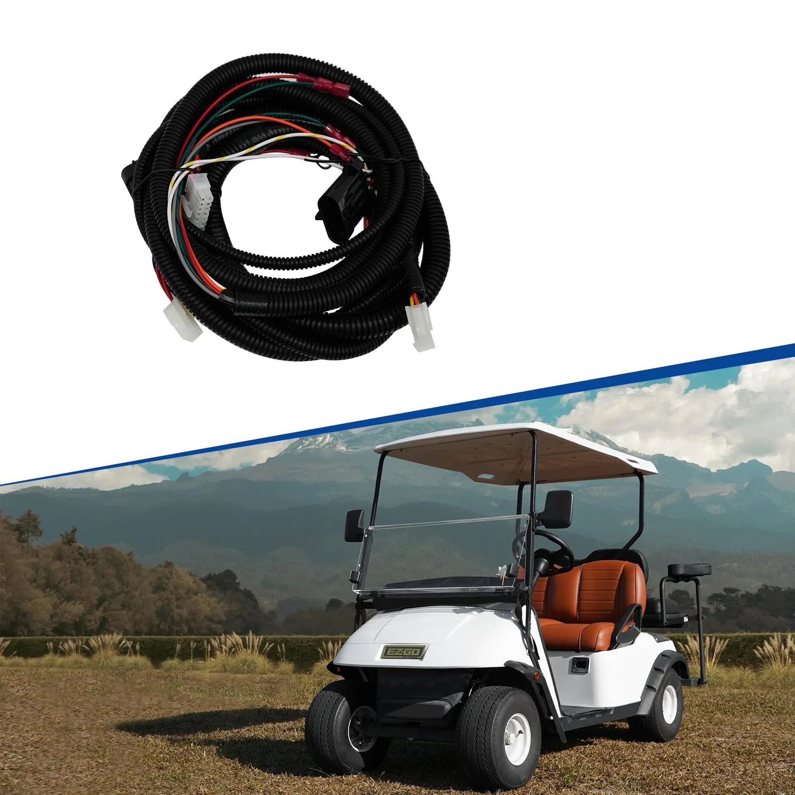 SAMXOMAP 48V Main Wiring Harness for E‑Z‑GO TXT (2010–2022)